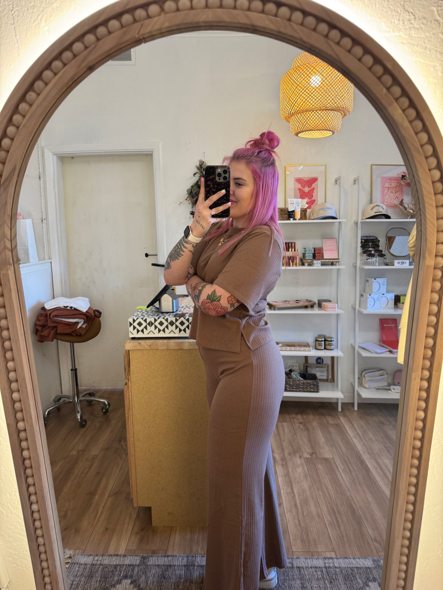 Emy Textured Knit Set
