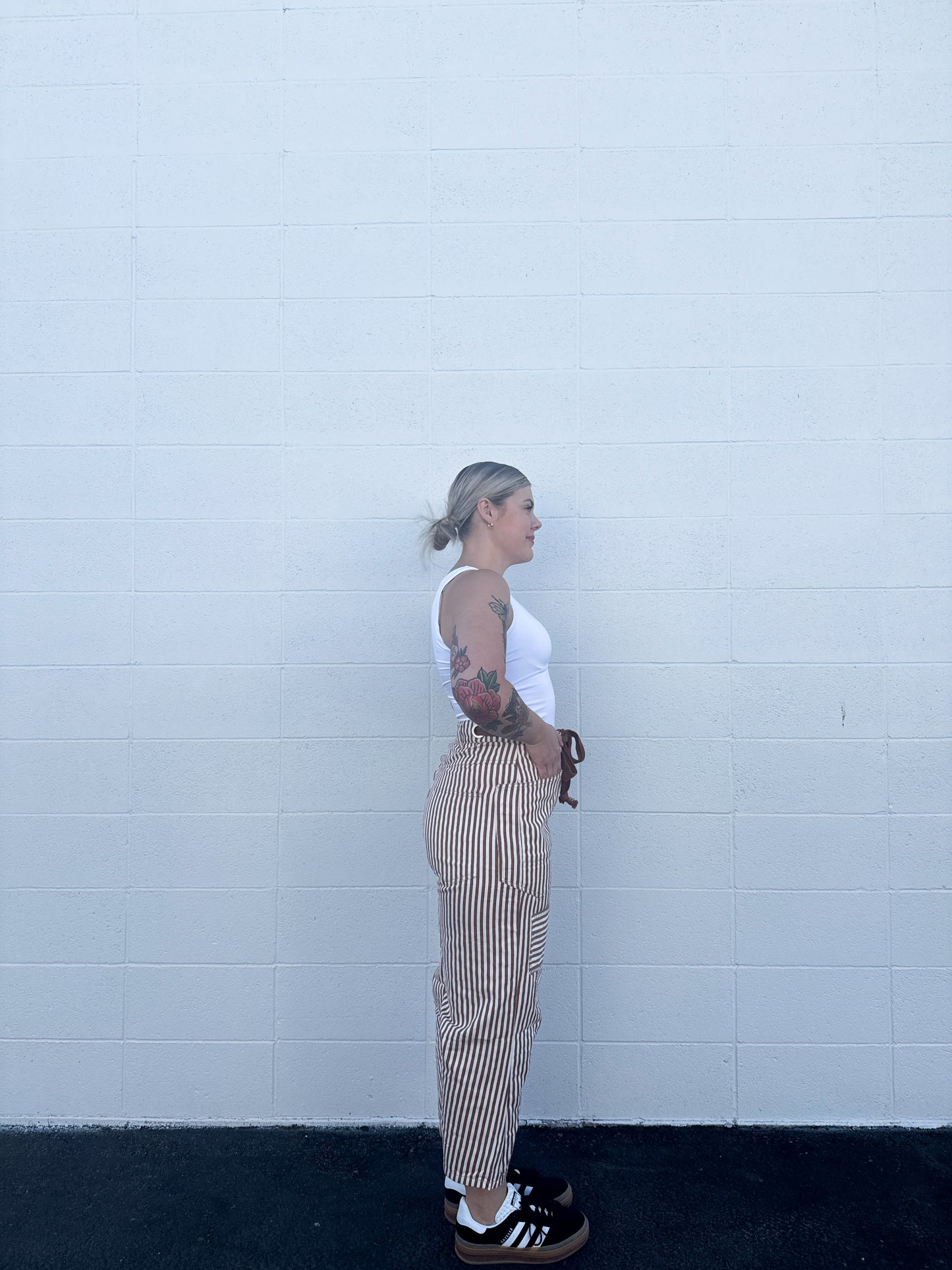 Wanderer Striped Barrel Pants