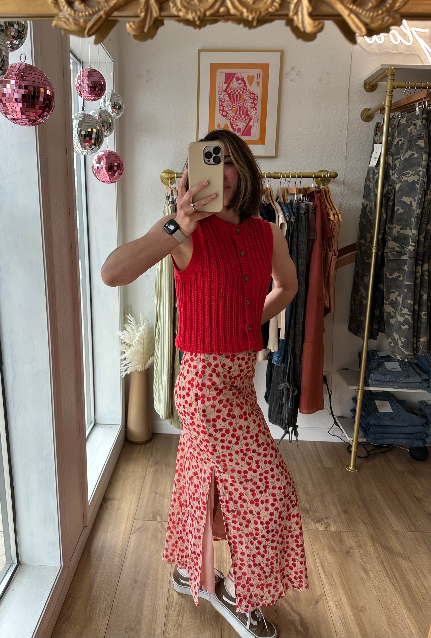 Pink Cherry Skirt (RESTOCK)