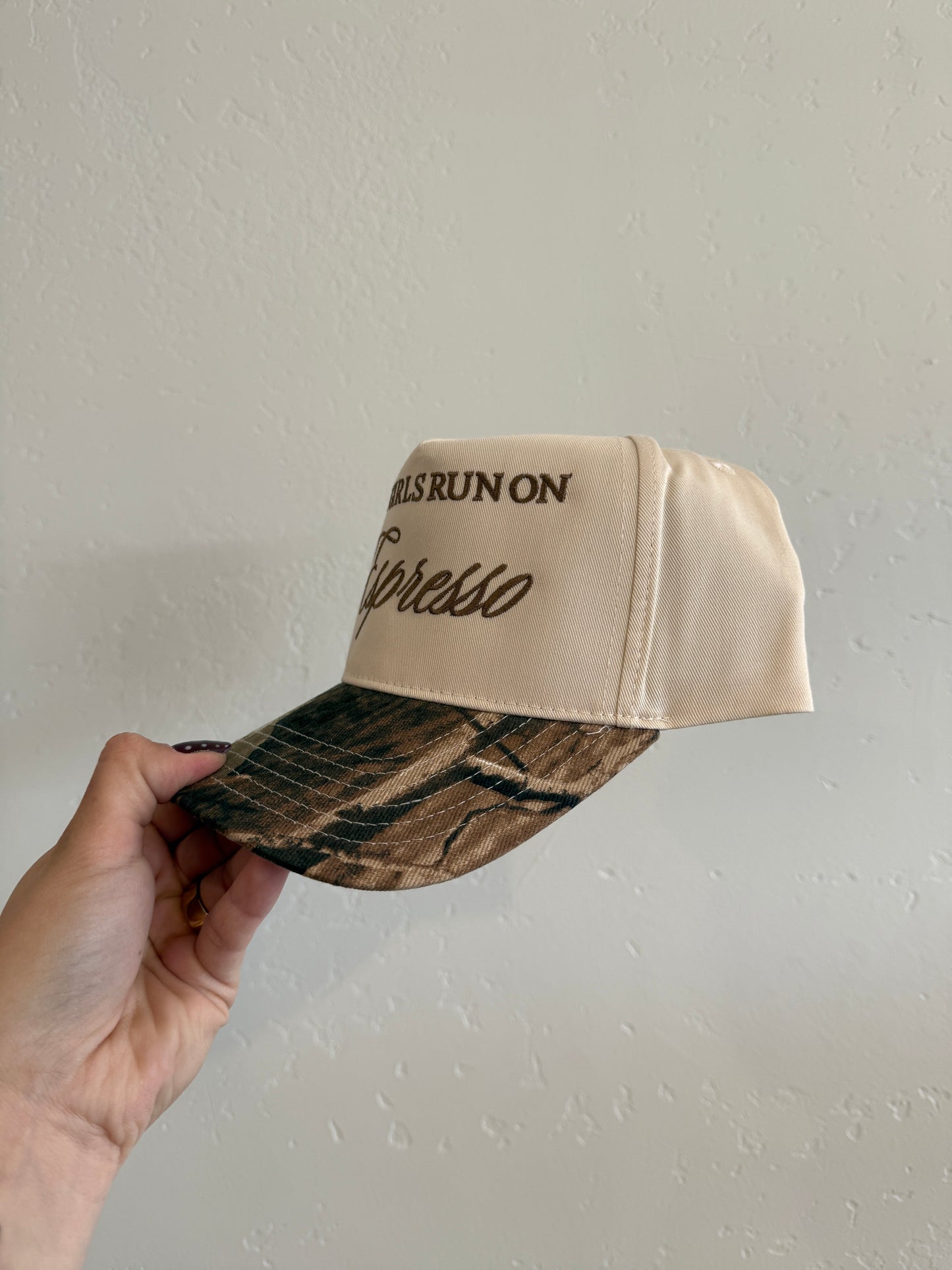 Hot Girls Run on Espresso Hat