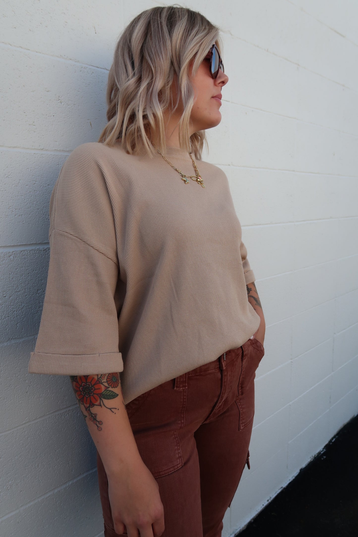 Go-To Waffle Knit Tee