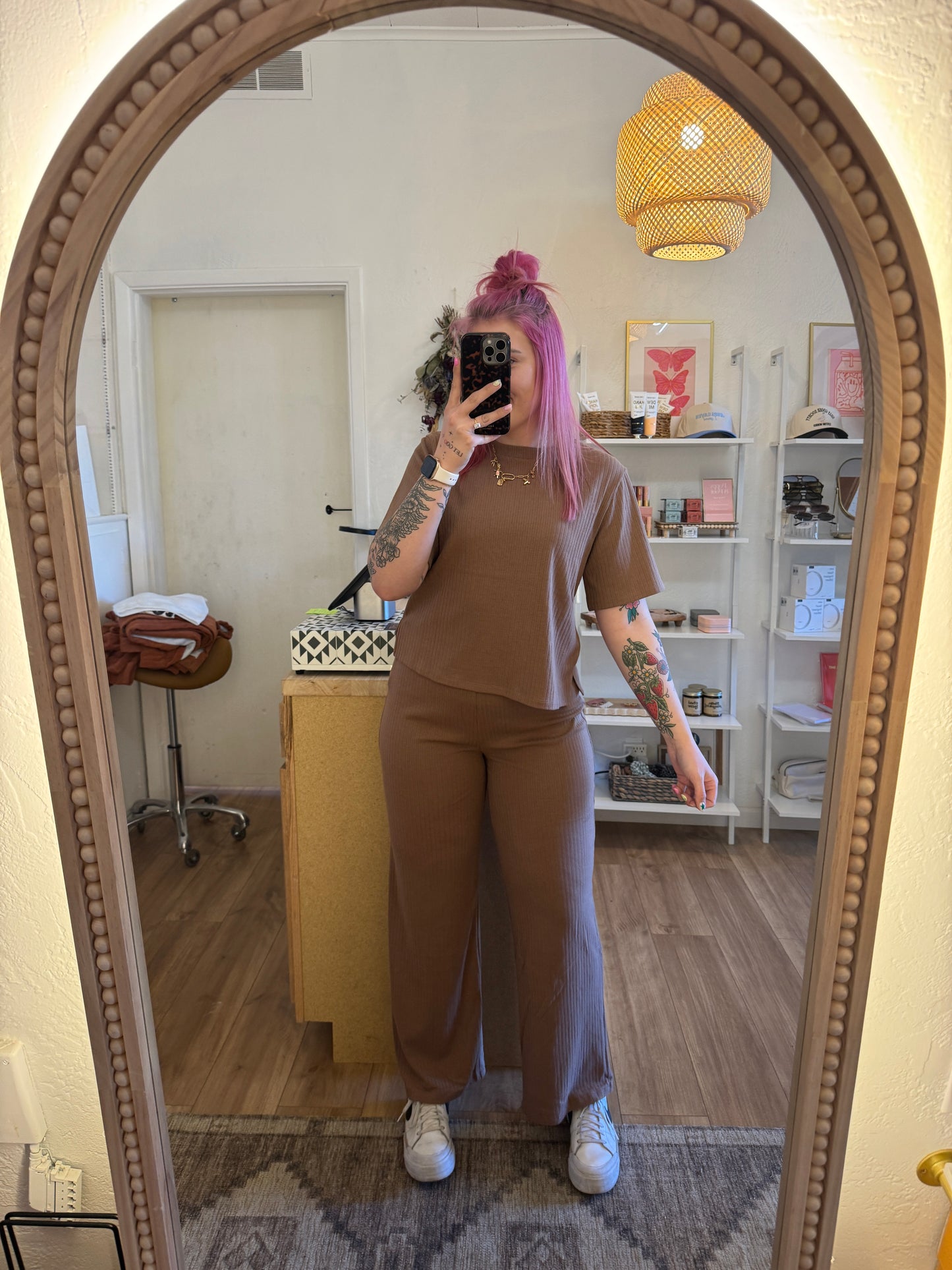 Emy Textured Knit Set