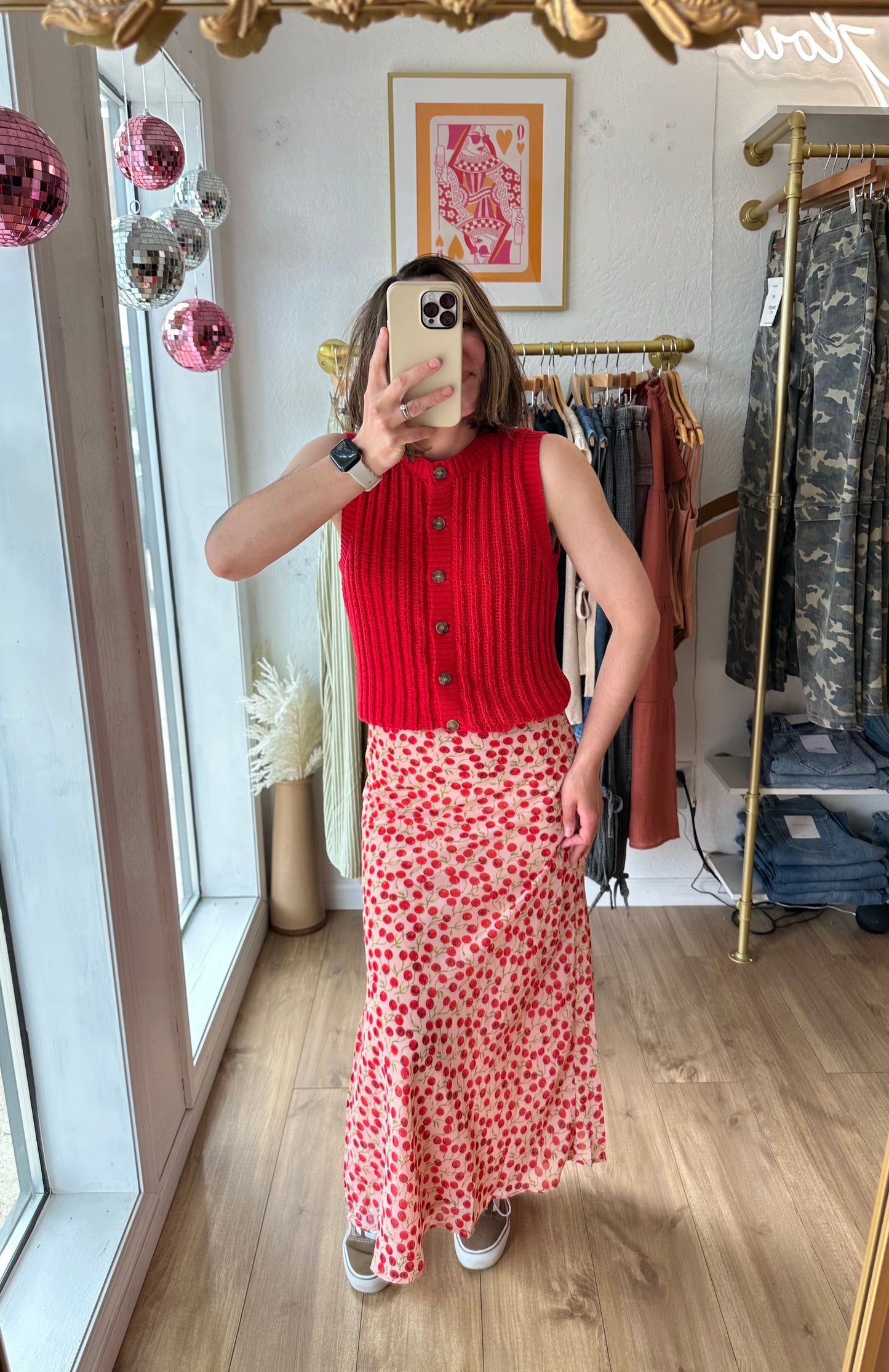 Pink Cherry Skirt (RESTOCK)