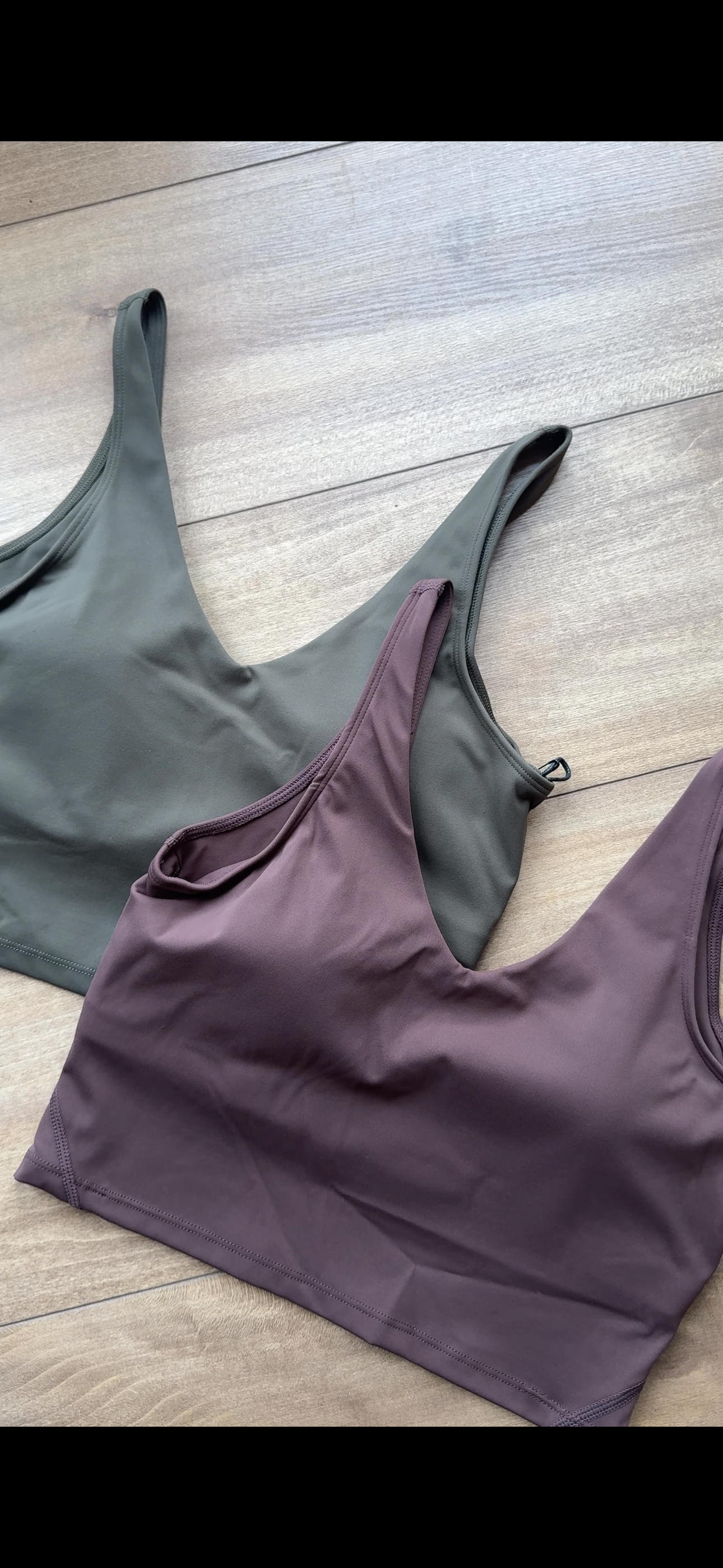 V Neck Padded Longline Bralette (Multiple Colors)