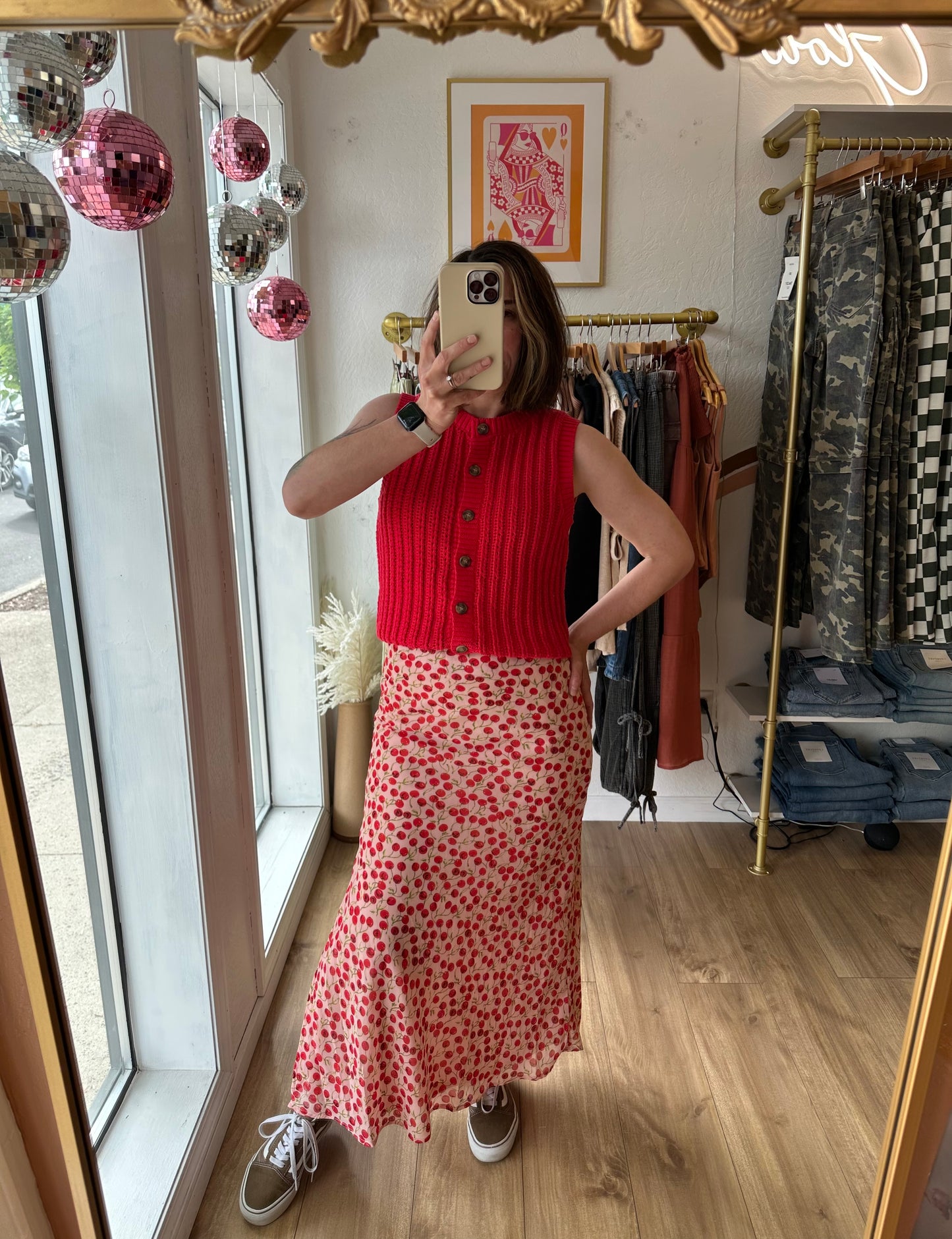 Pink Cherry Skirt (RESTOCK)