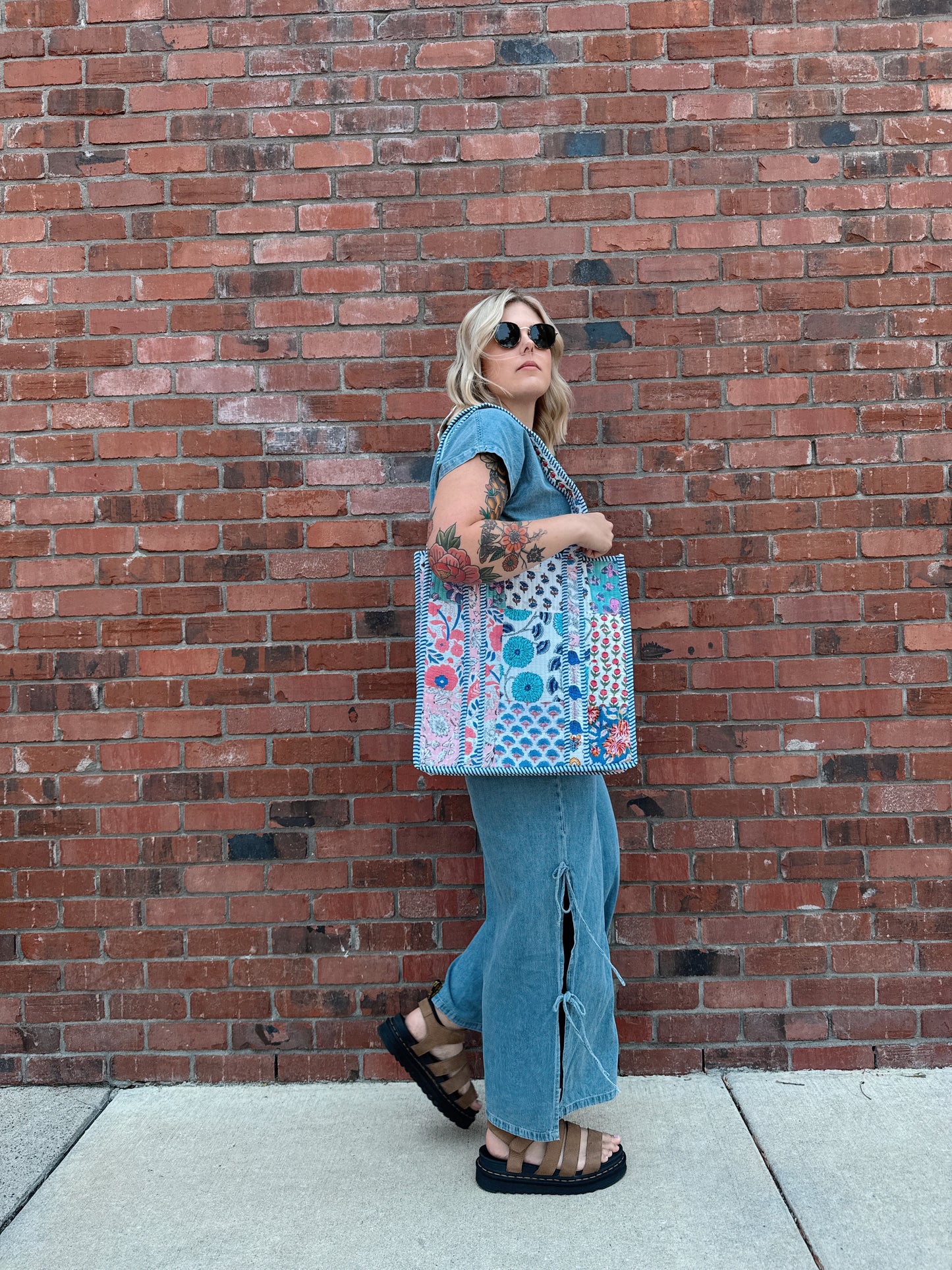 Wildflower Patch Quilted Bag