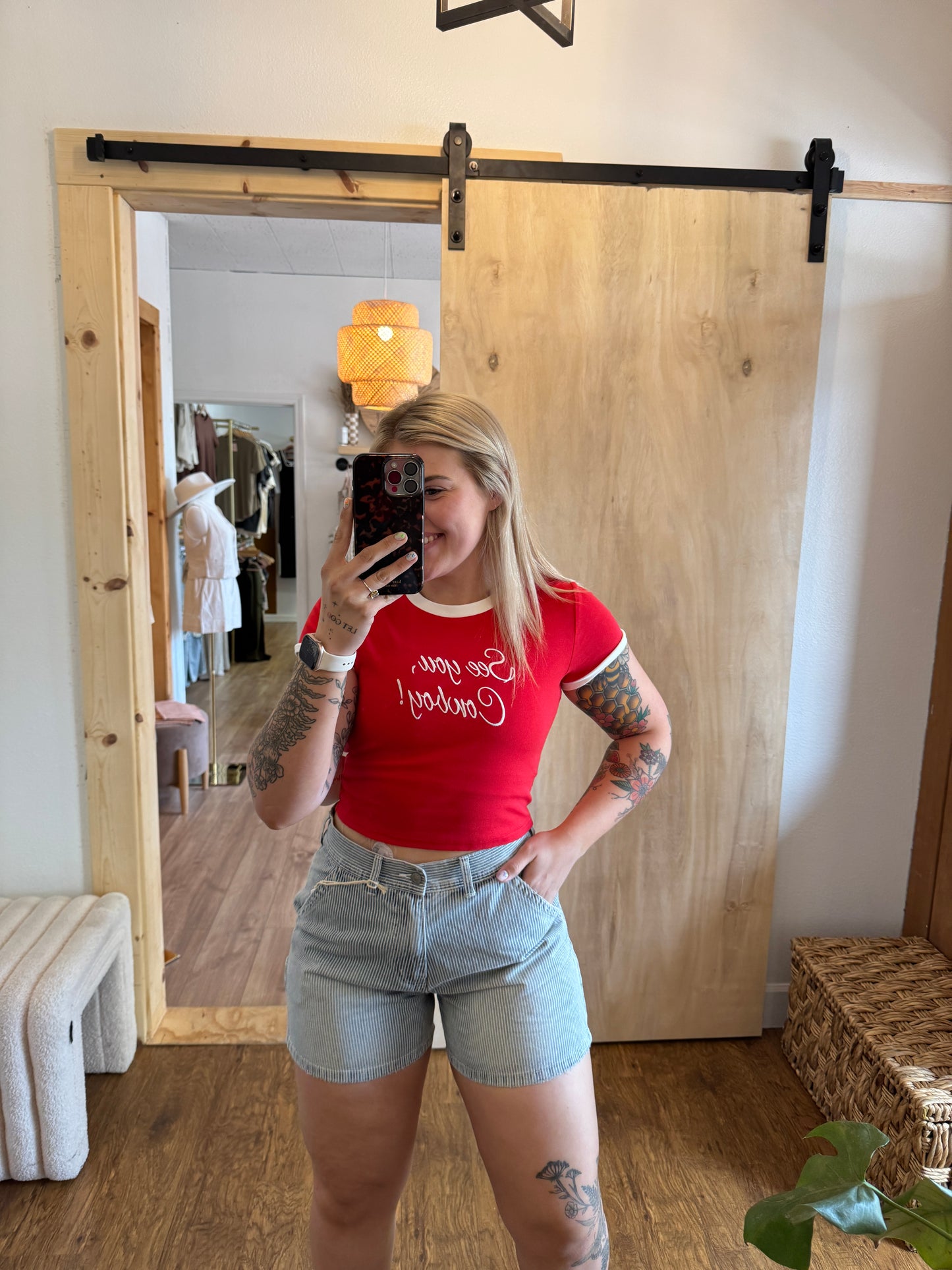 See You Cowboy Cropped Tee