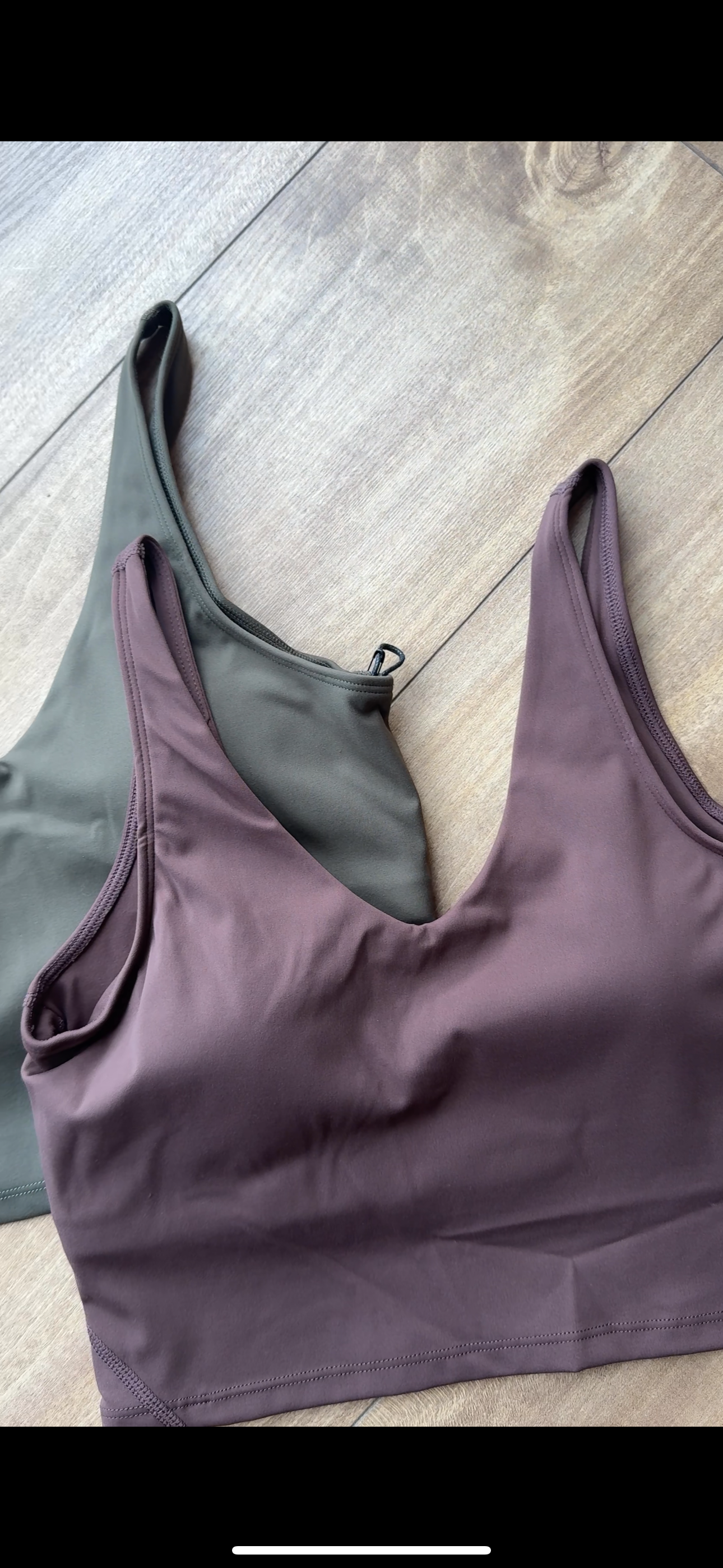 V Neck Padded Longline Bralette (Multiple Colors)