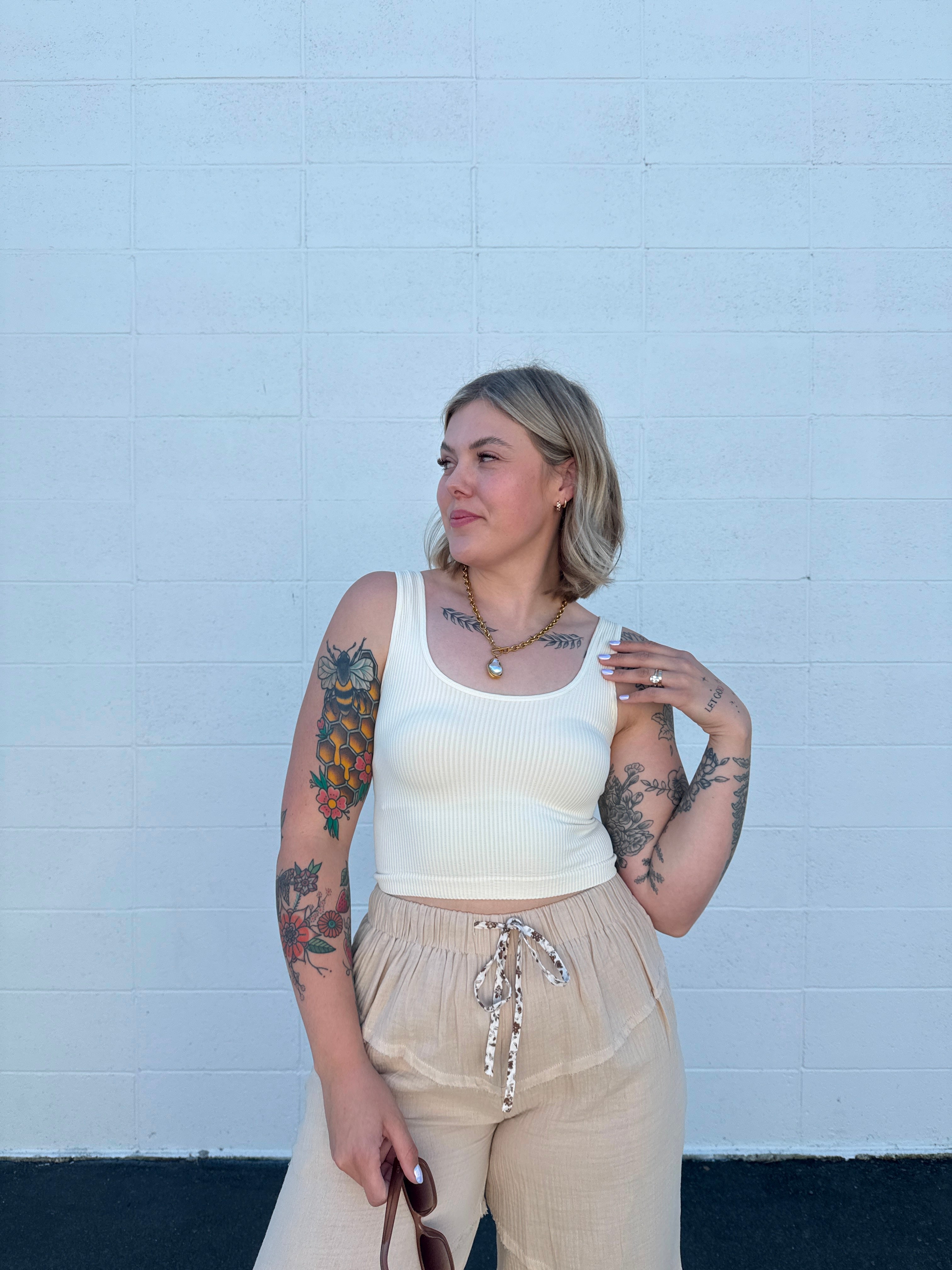 Reversible Ribbed Crop Tops (Multiple Colors)
