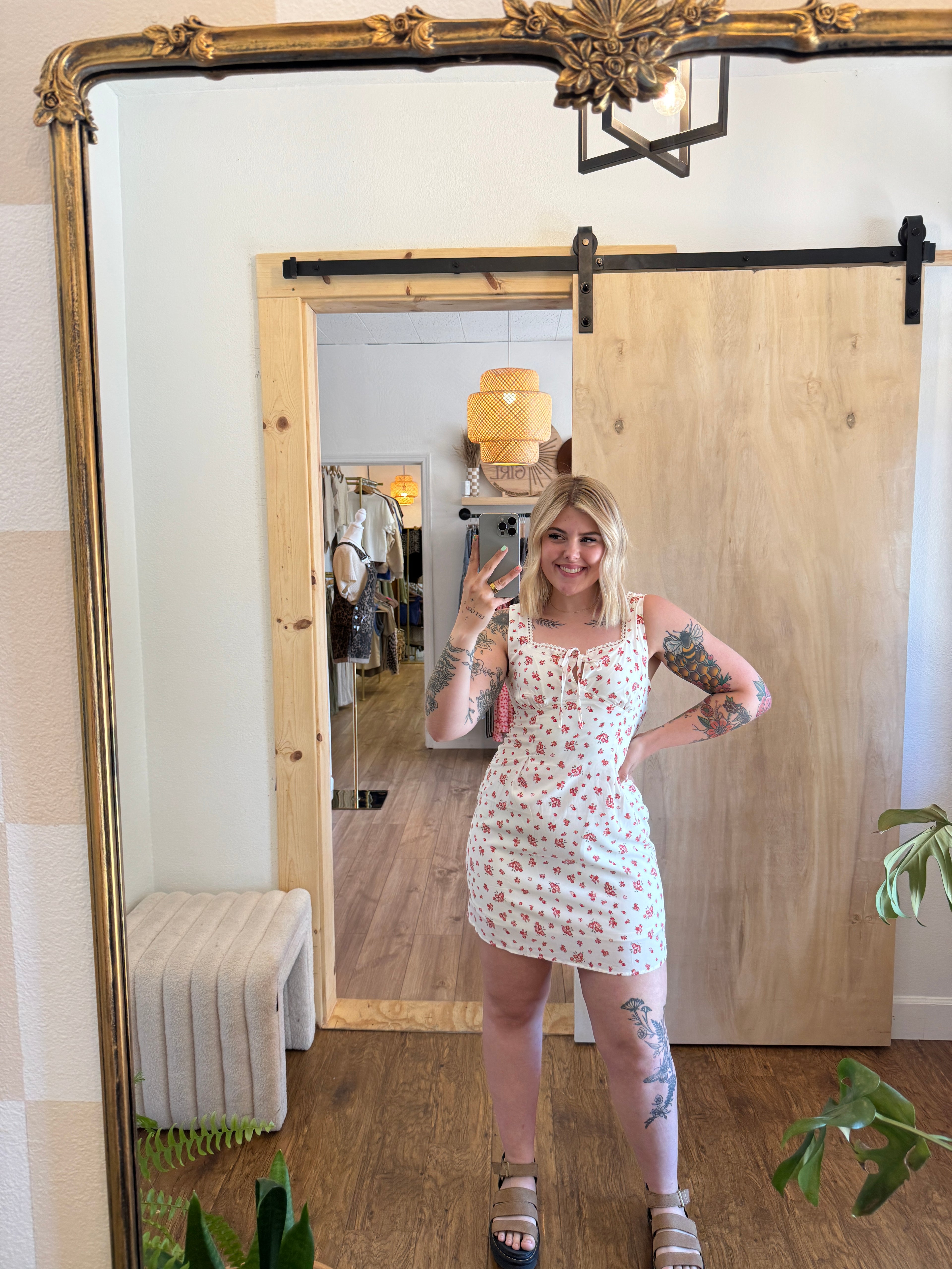 Lover Girl Floral Mini Dress