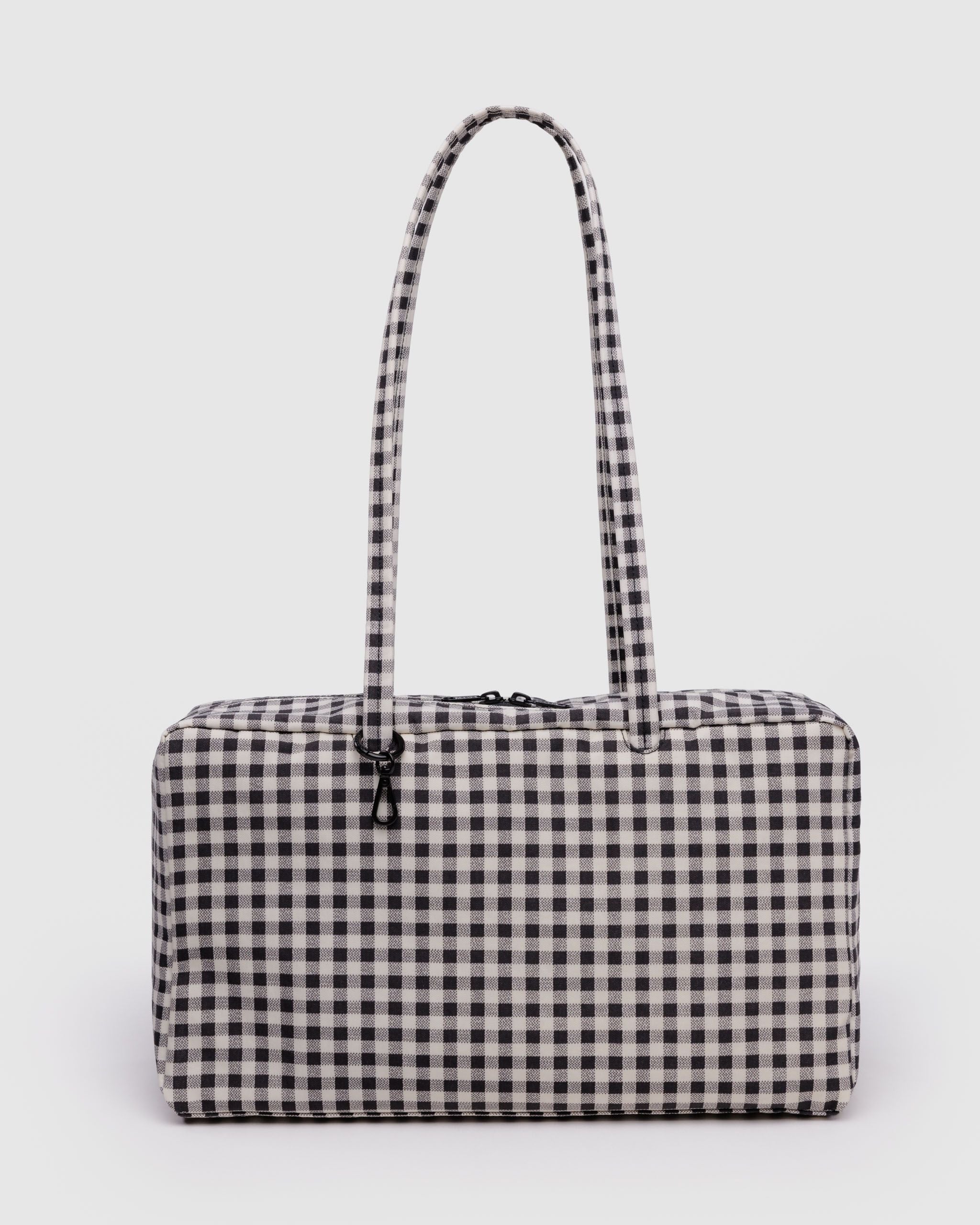 Baggu Medium Bowler - Black + White Gingham