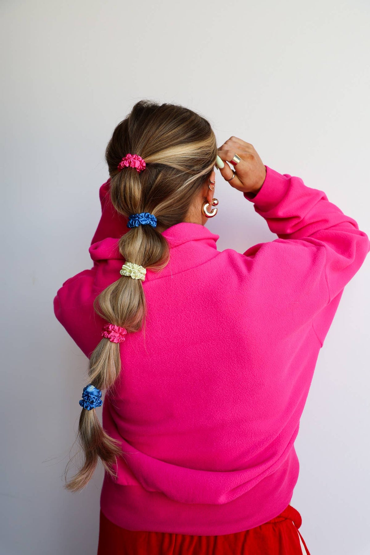Skinny Sleep Scrunchies 6 Pack (Multiple Colors)