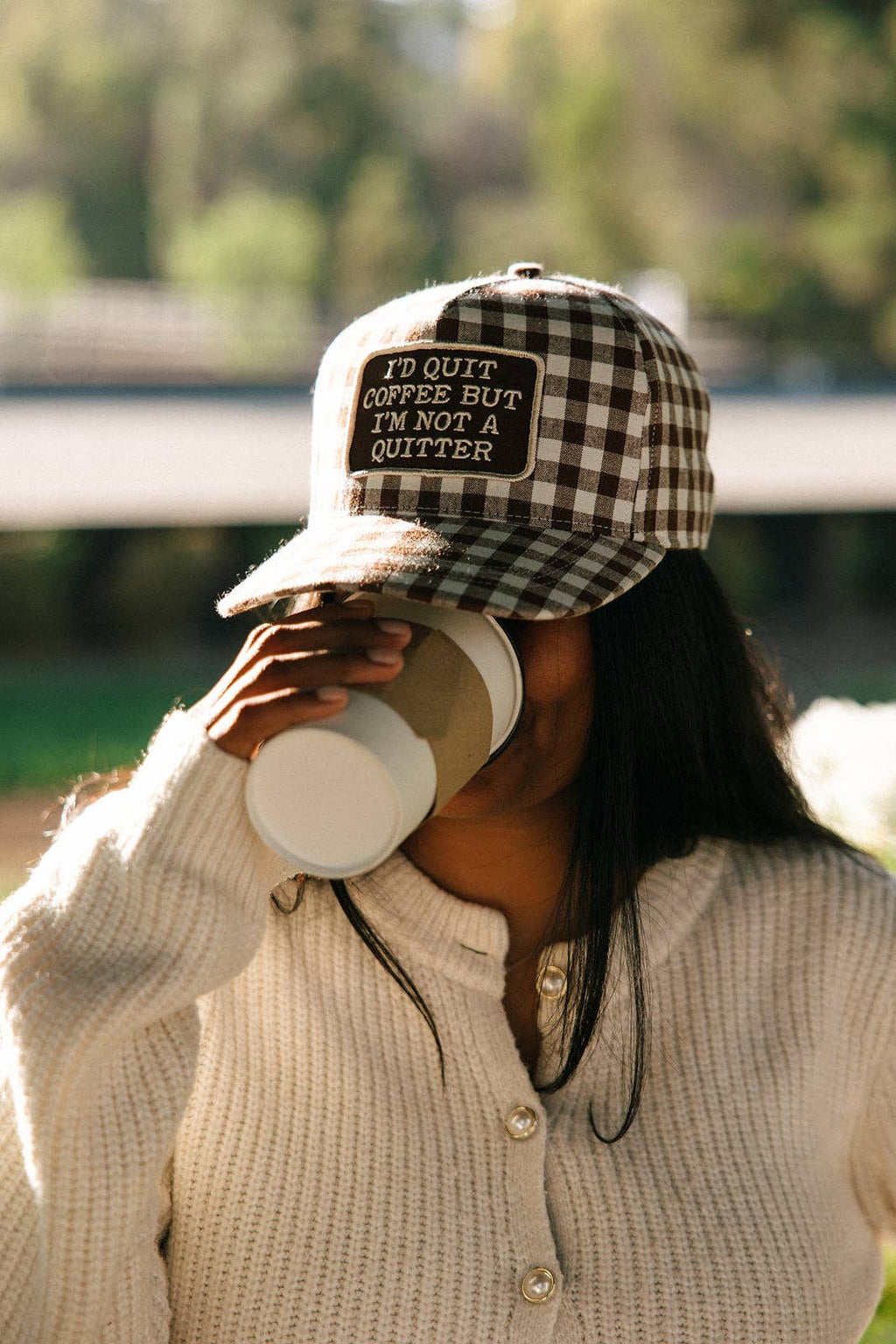 I'd Quit Coffee But I'm Not A Quitter Hat