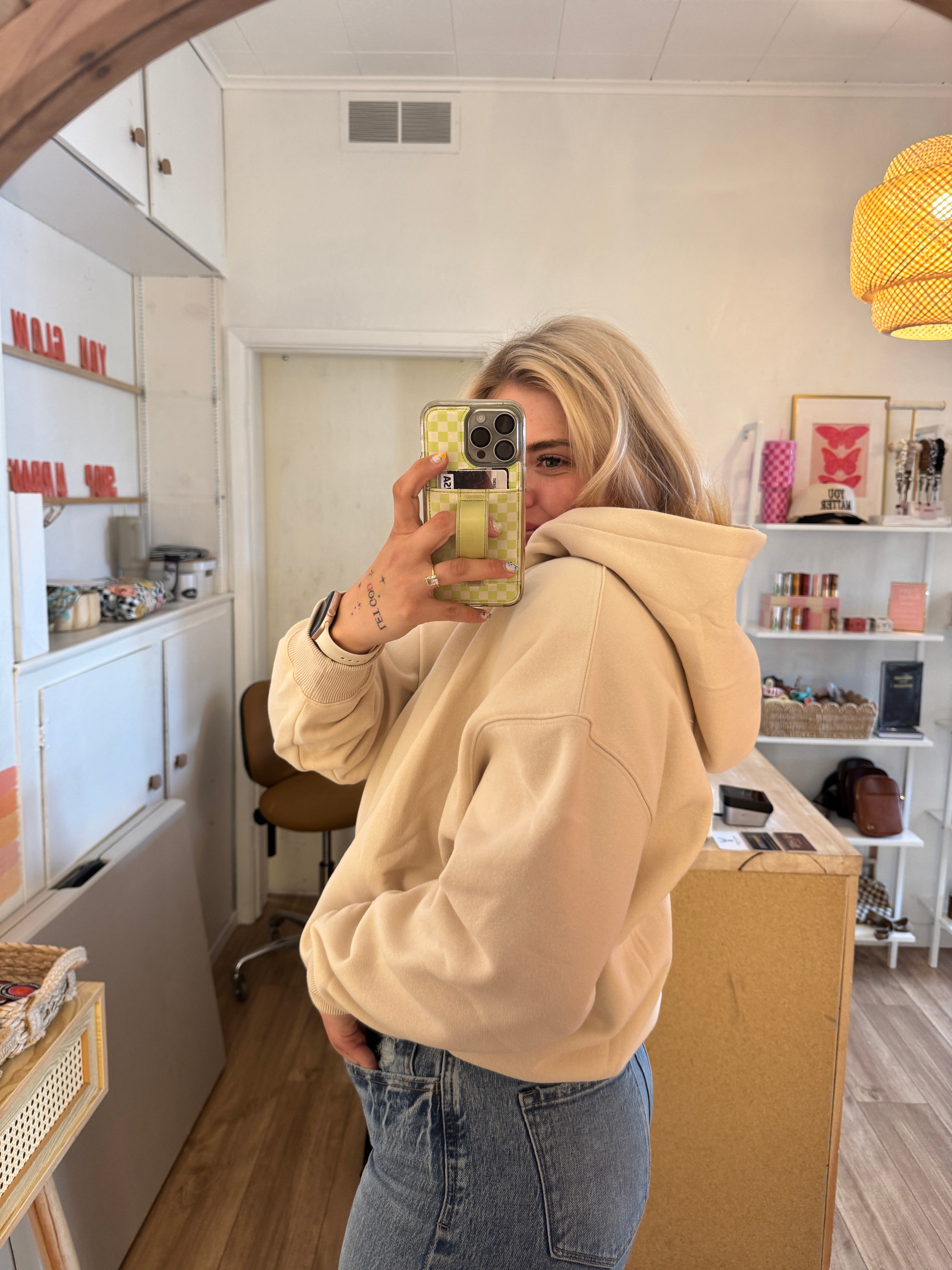 Smiley Oversized Hoodie