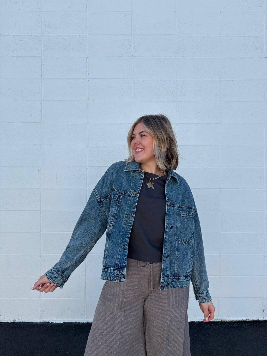 Medium Wash Denim Jacket