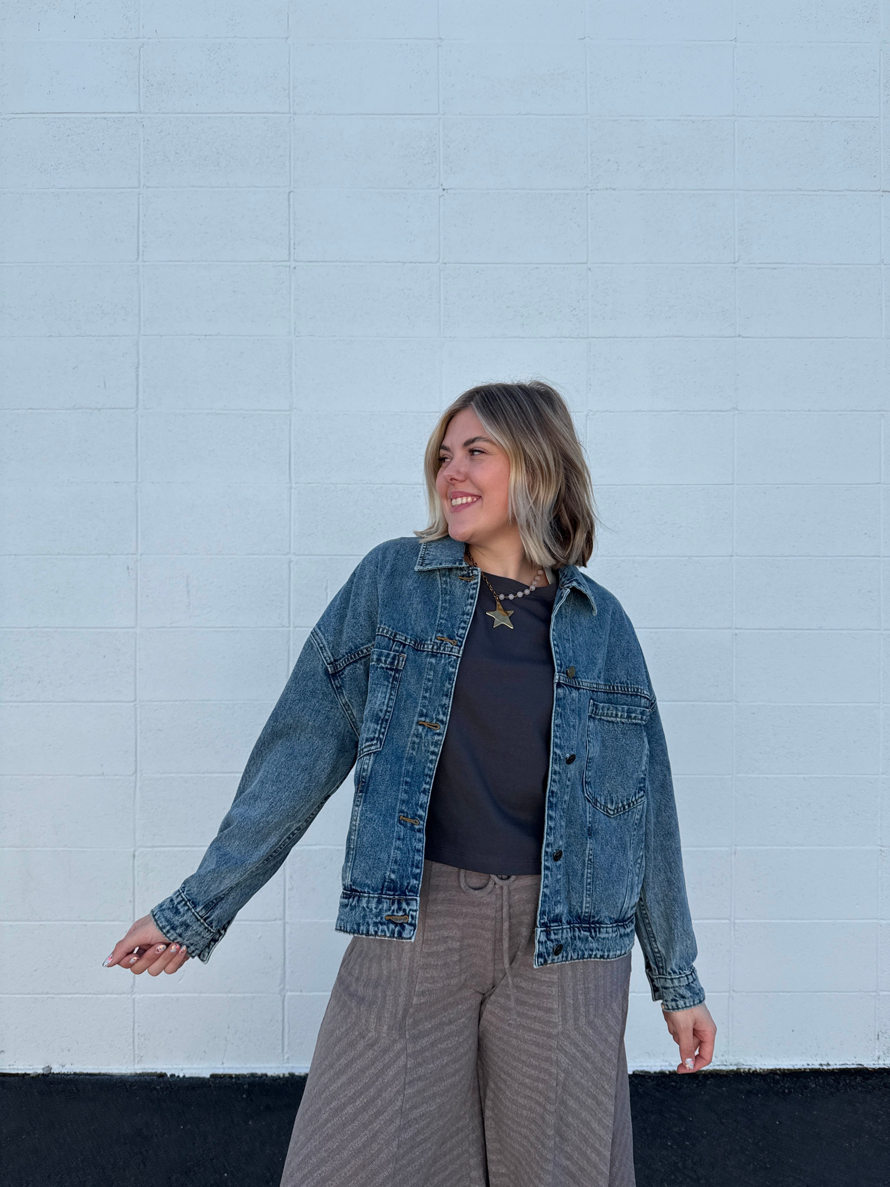 Medium Wash Denim Jacket