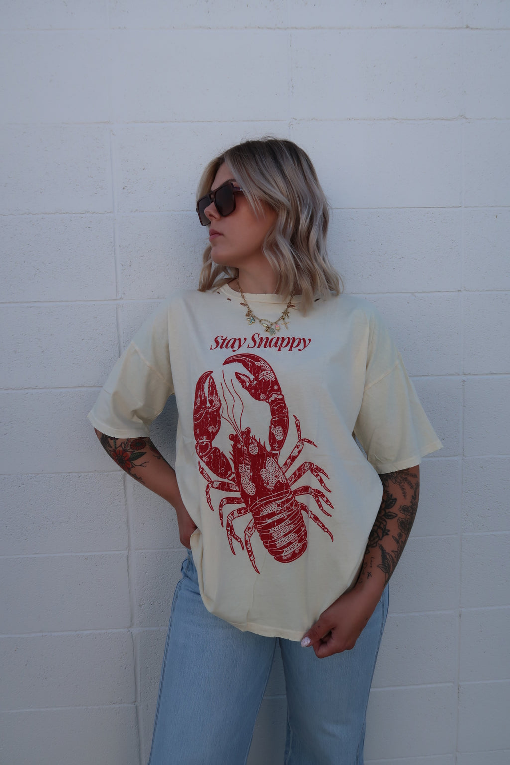Stay Snappy Lobster Graphic Tee
