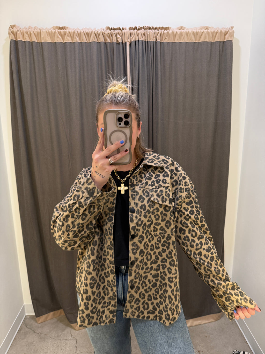 Maizie Leopard Shacket