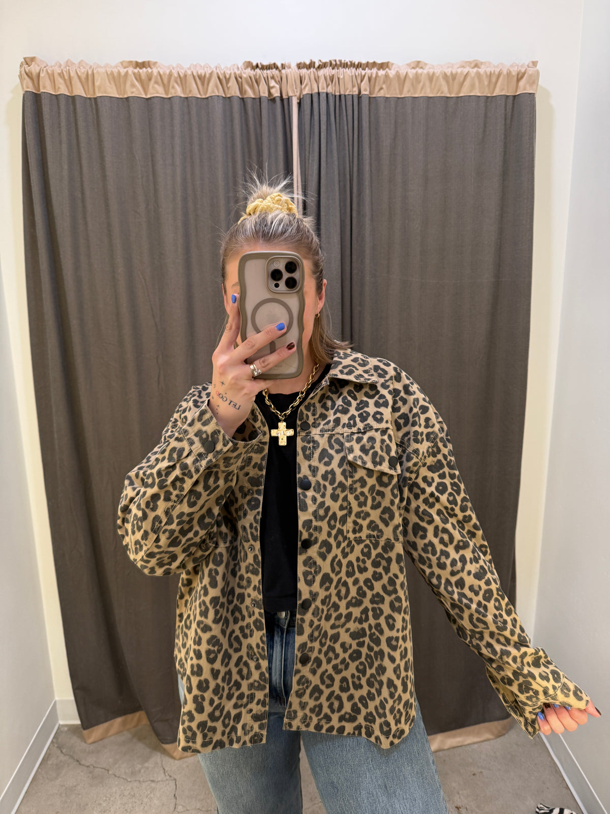Maizie Leopard Shacket