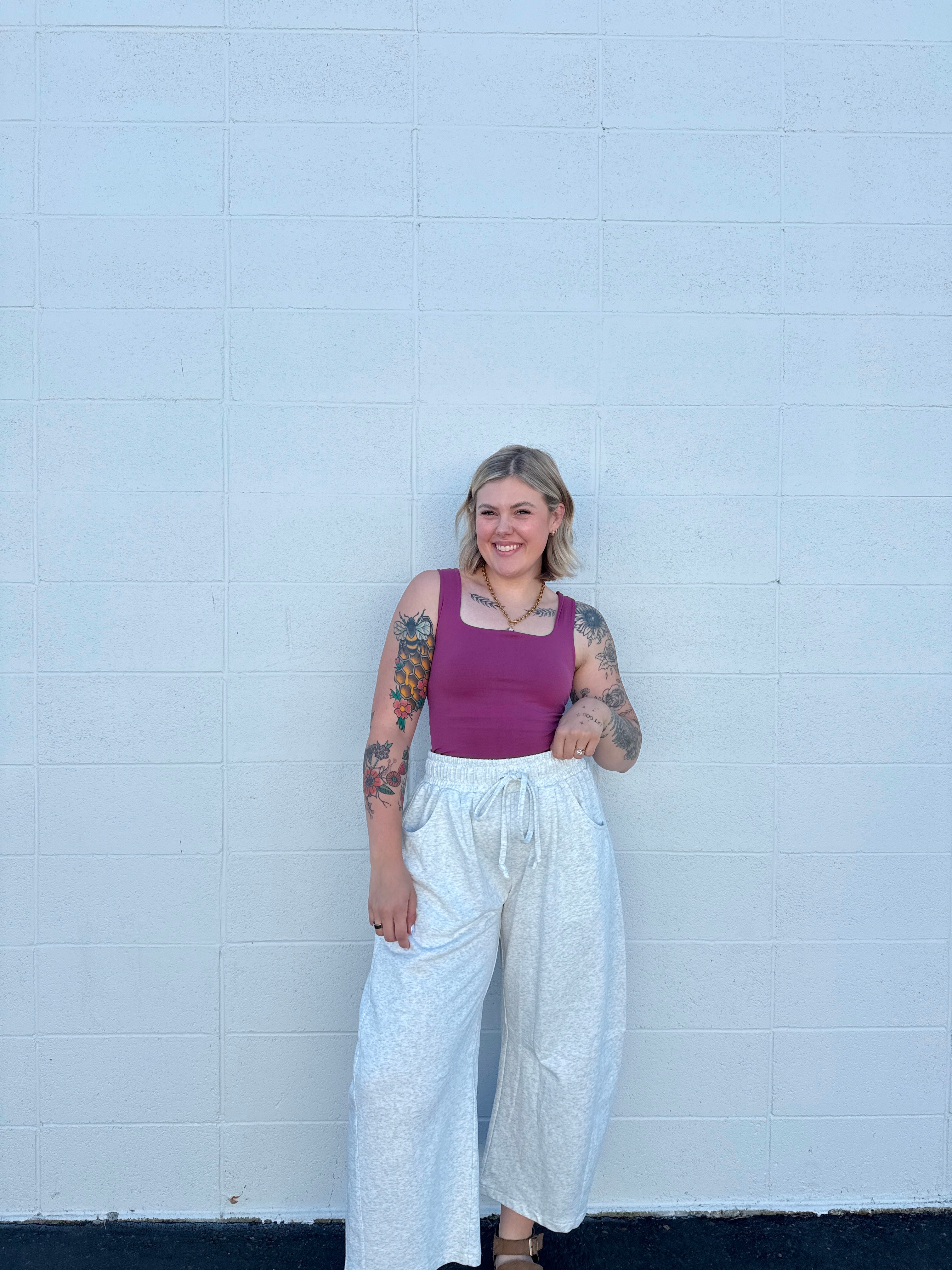 Cloudy Daze Barrel Pants