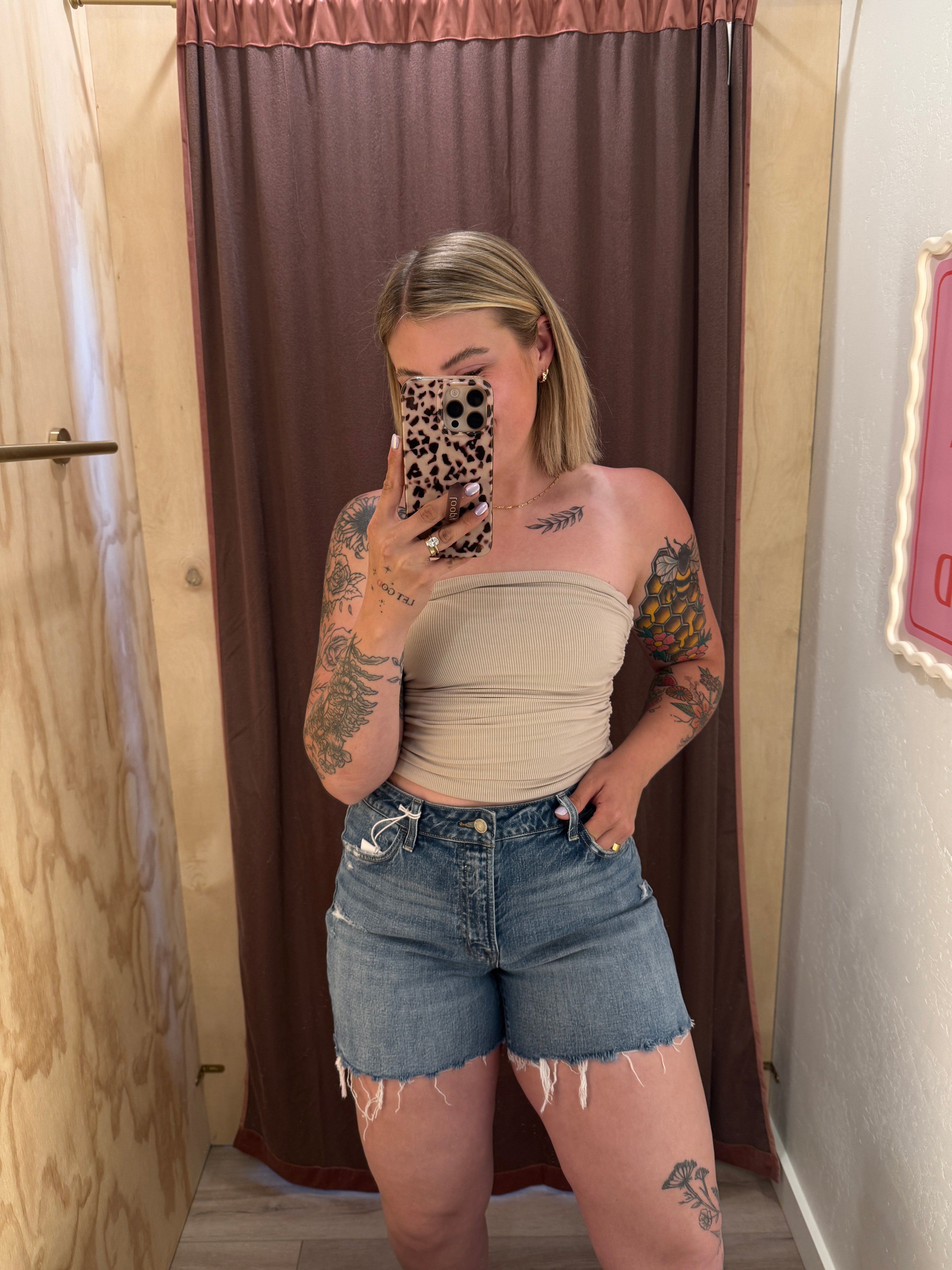 High Rise Jayde Boyfriend Shorts