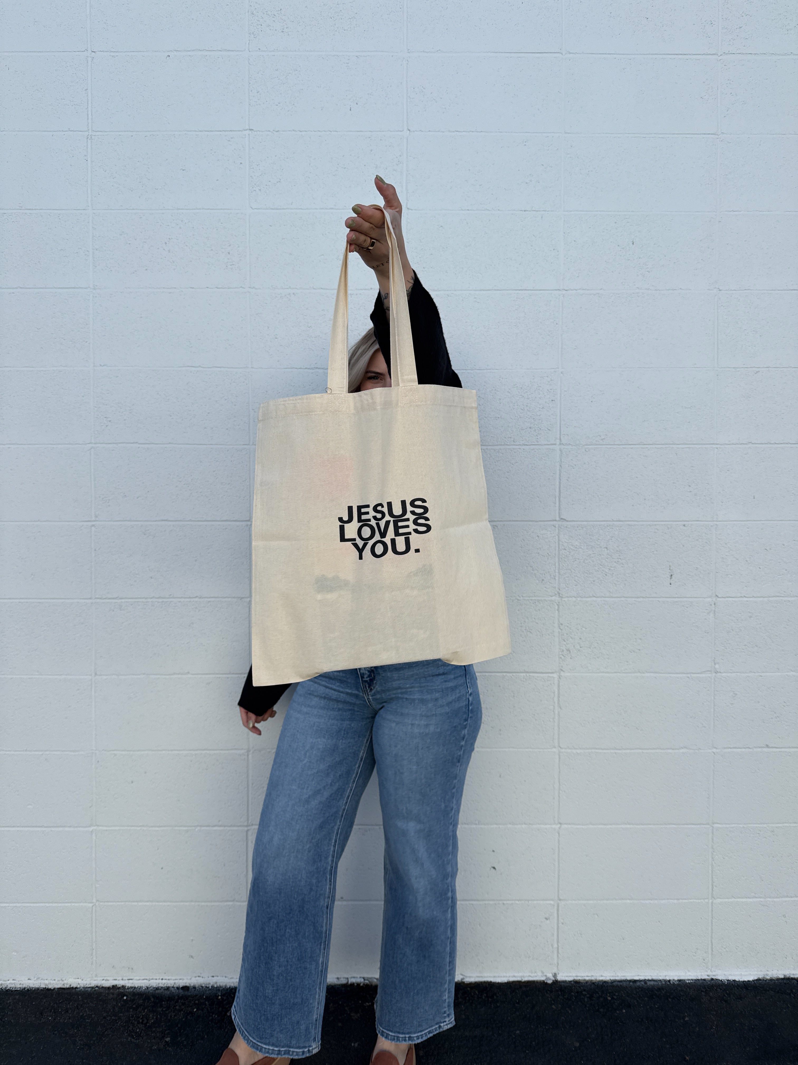 Jesus Loves You Tote Bag