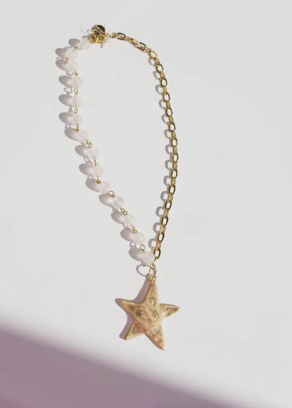 Starry Beaded Chain Necklace