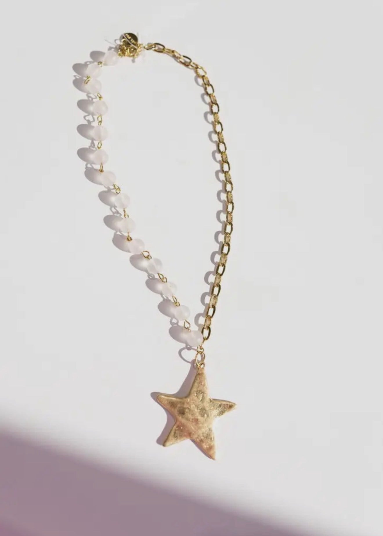 Starry Beaded Chain Necklace