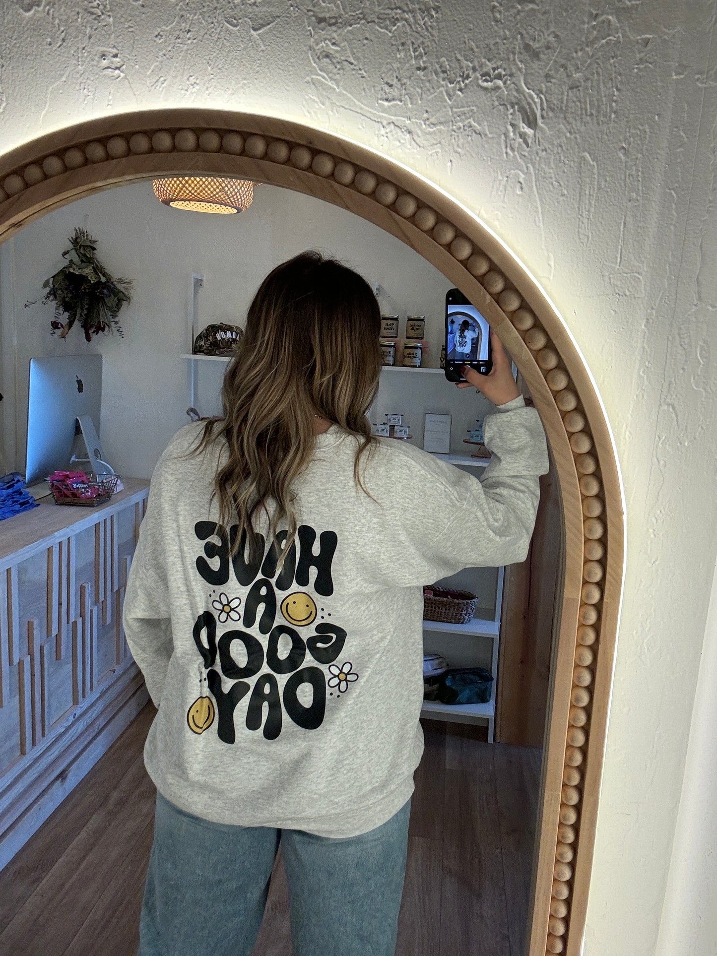 Have A Good Day Crew Neck Pullover