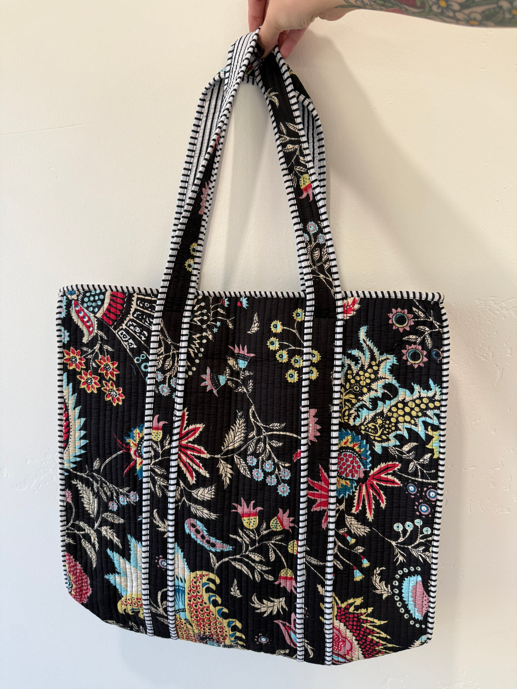 Quilted Tote Bags (Multiple Colors)