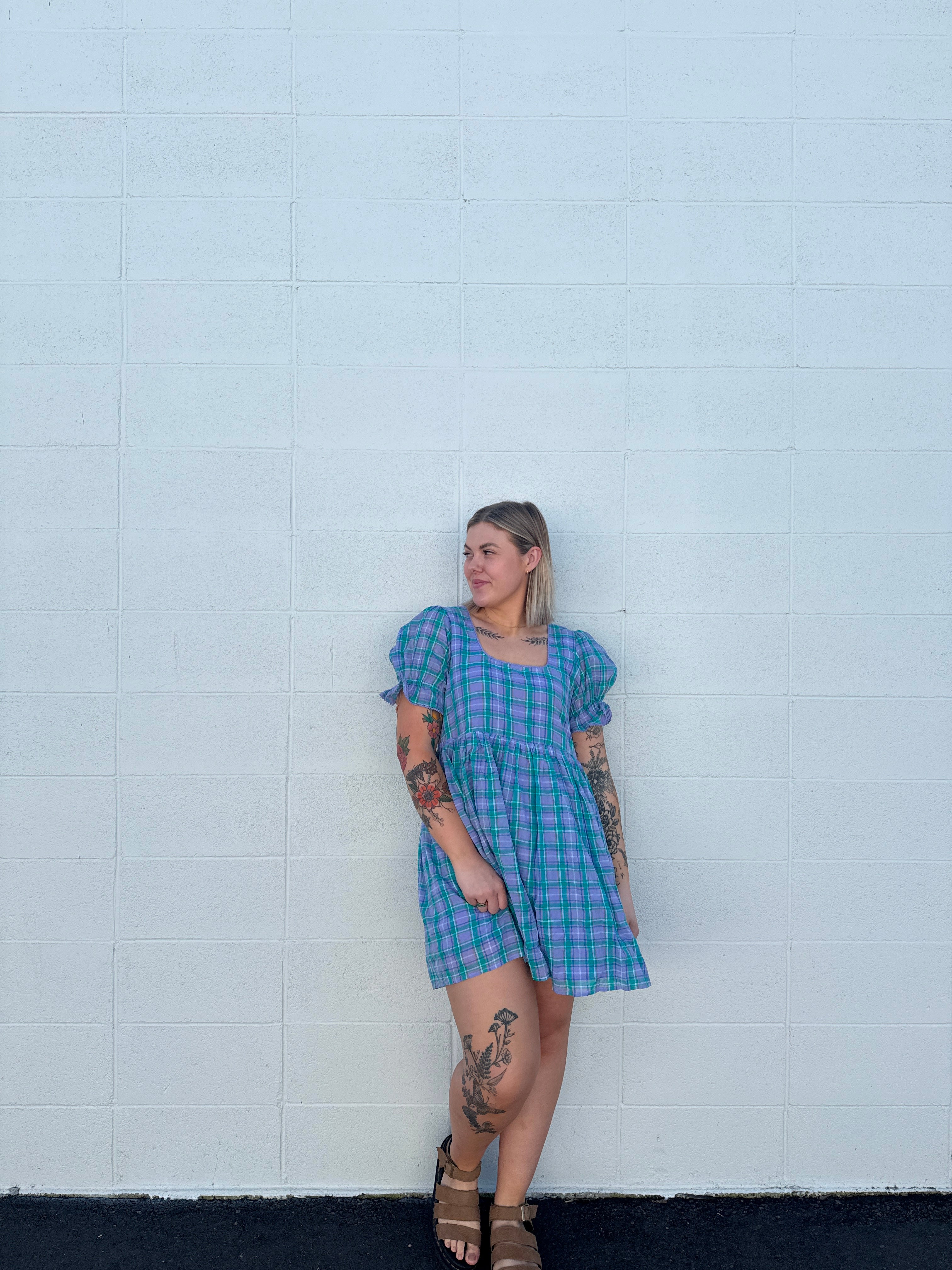 Spring Fling Gingham Mini Dress