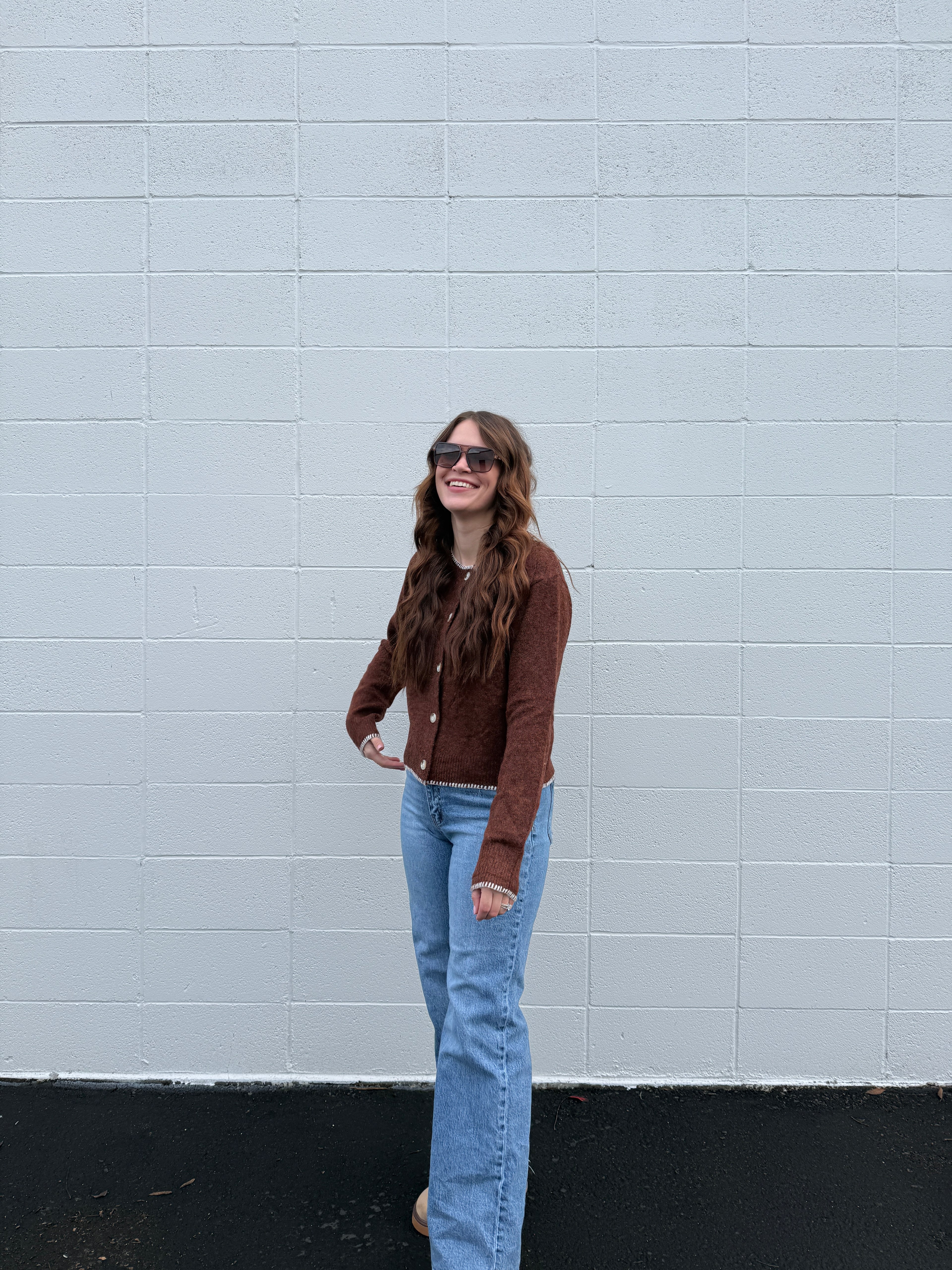 Gingerbread Button Down Cardigan (Multiple Colors)