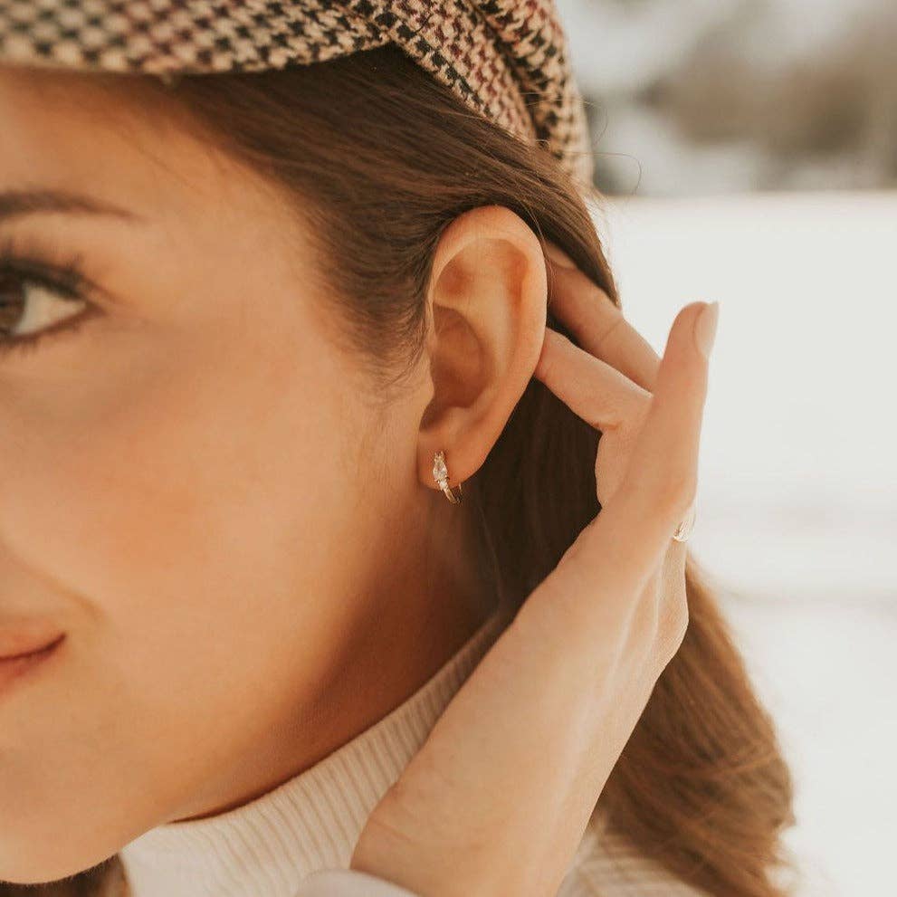 Mauve Natalie Hoops