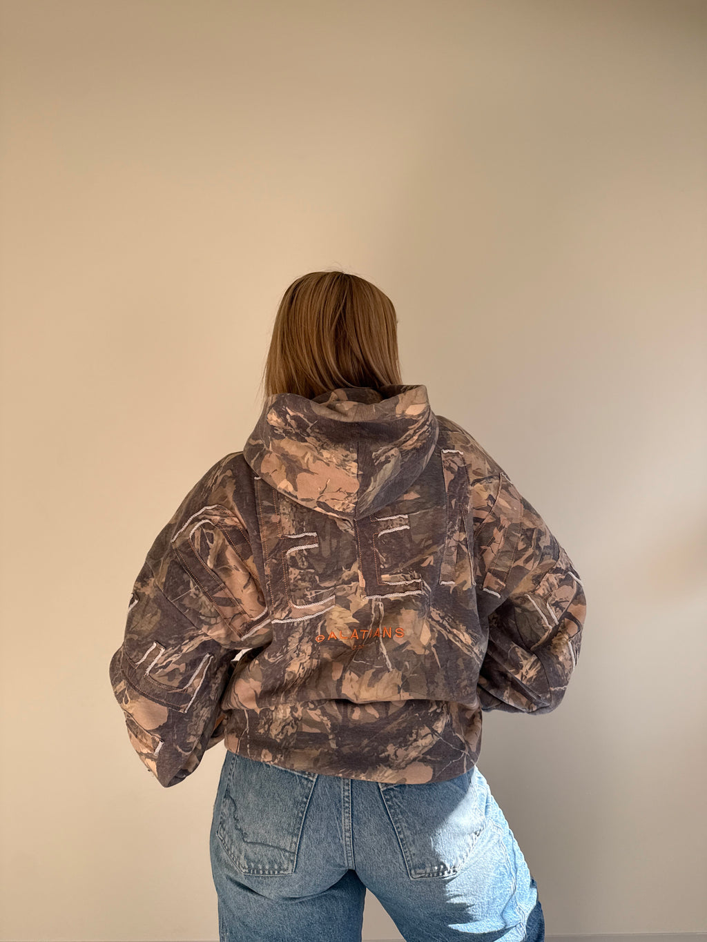 Patchwork Redeemed Dark Camo Hoodie