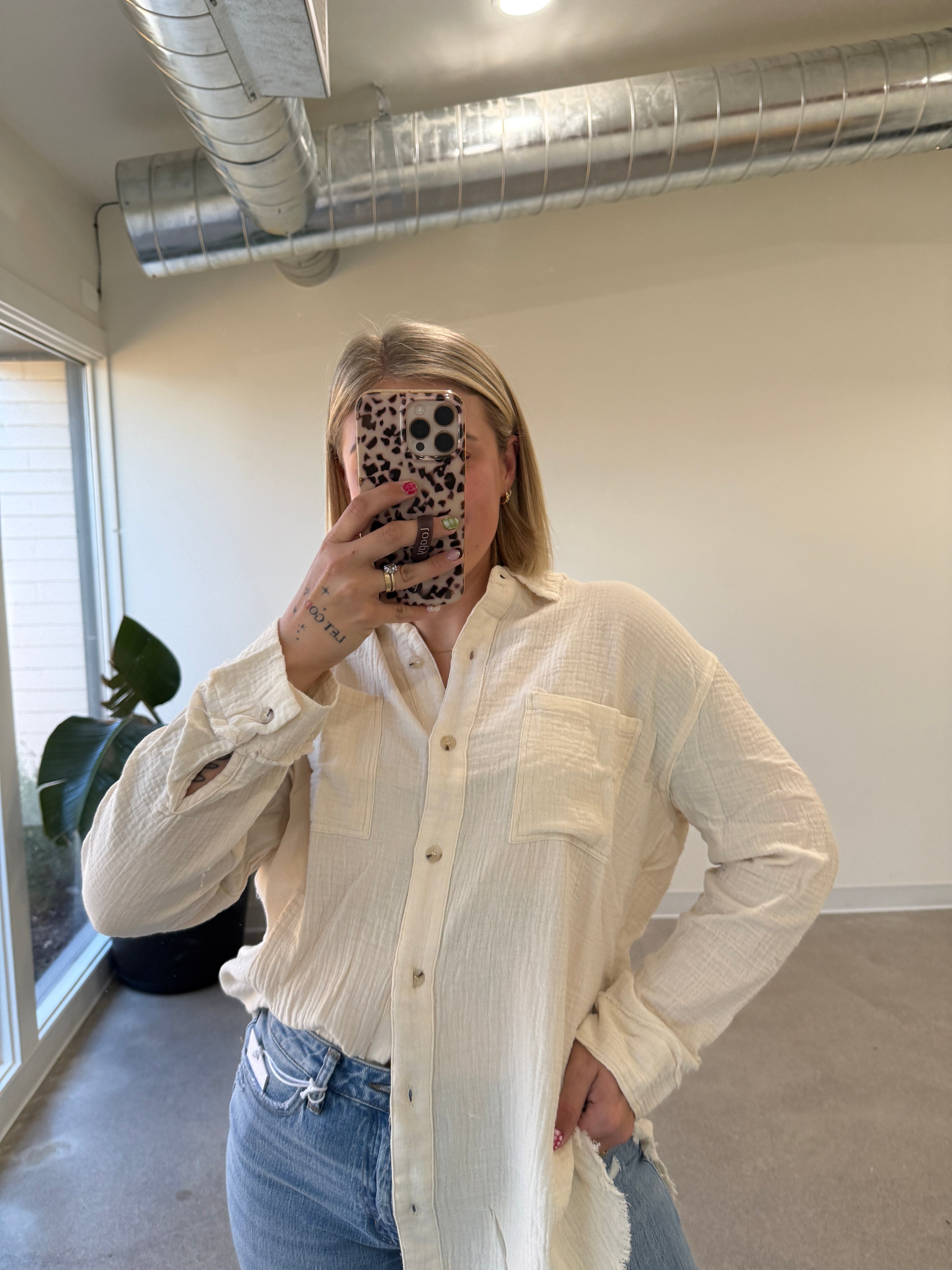 Coastal Breeze Button Down (Multiple Colors)