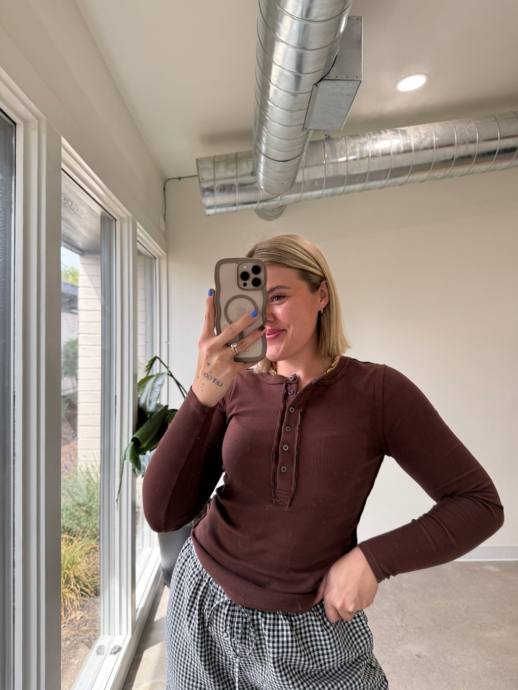 Peyton Ribbed Henley (Multiple Colors)