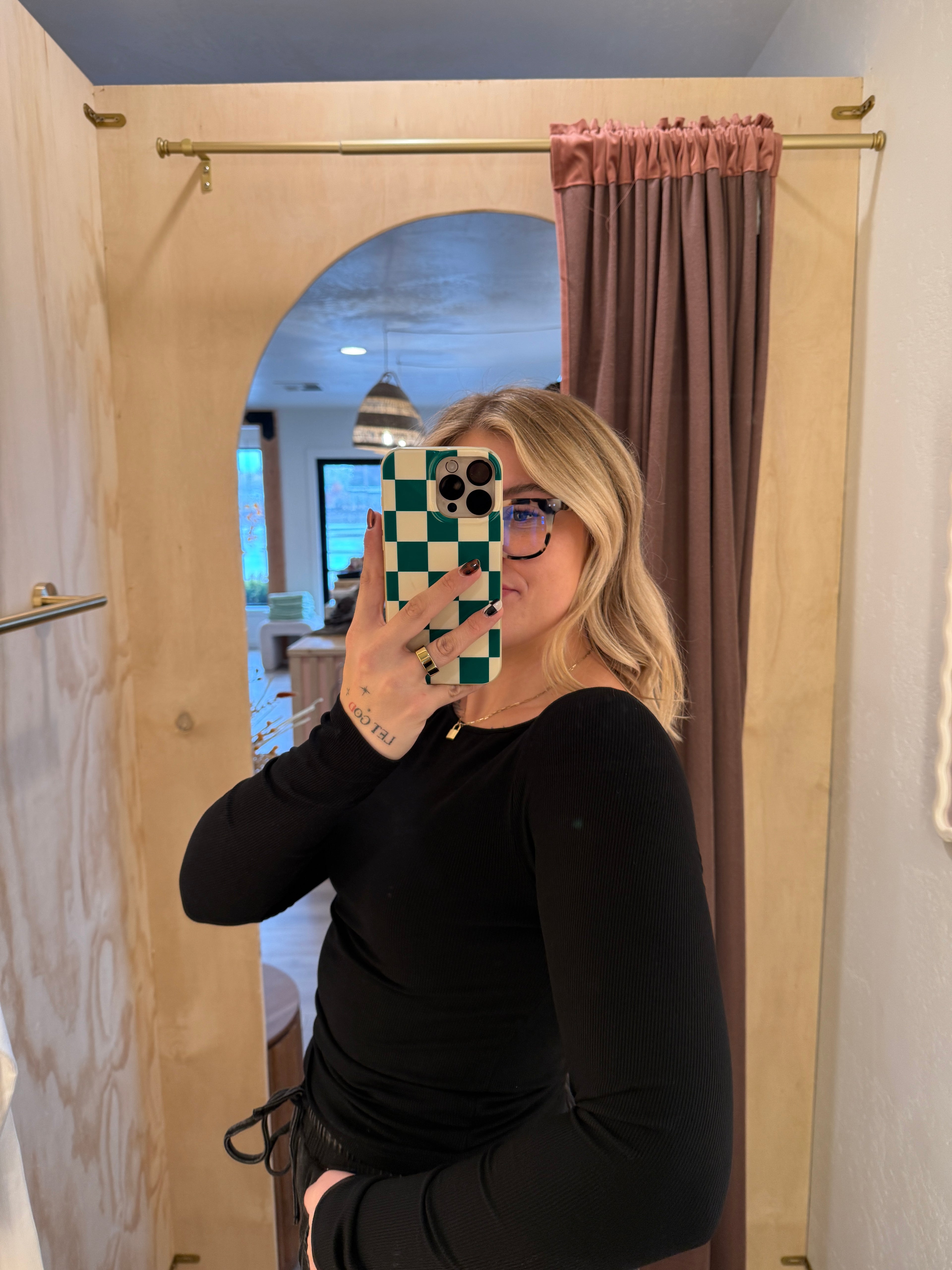 Barely There Boat Neck Ribbed Top (multiple colors)