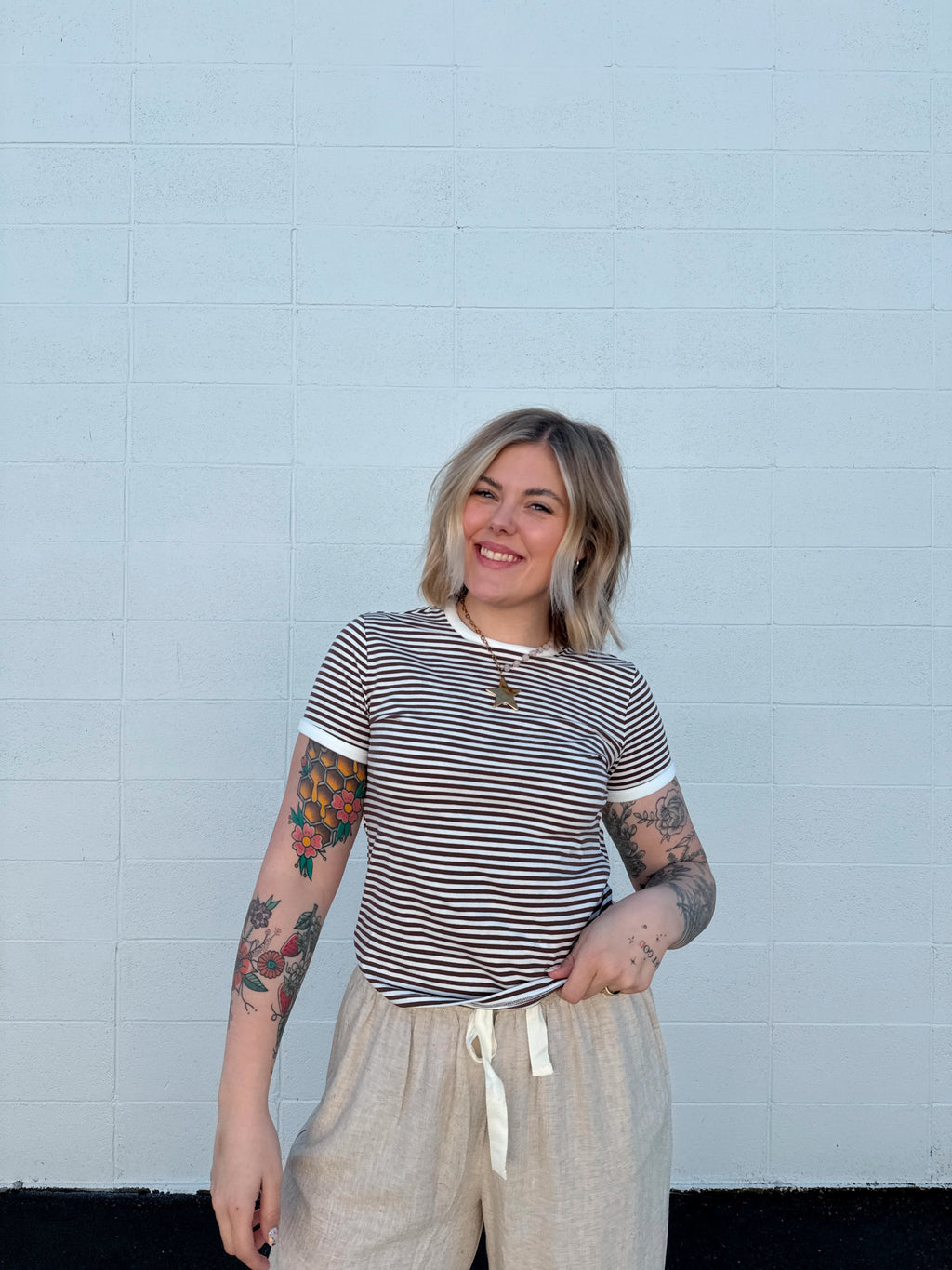 Striped Baby Tees (Multiple Colors)
