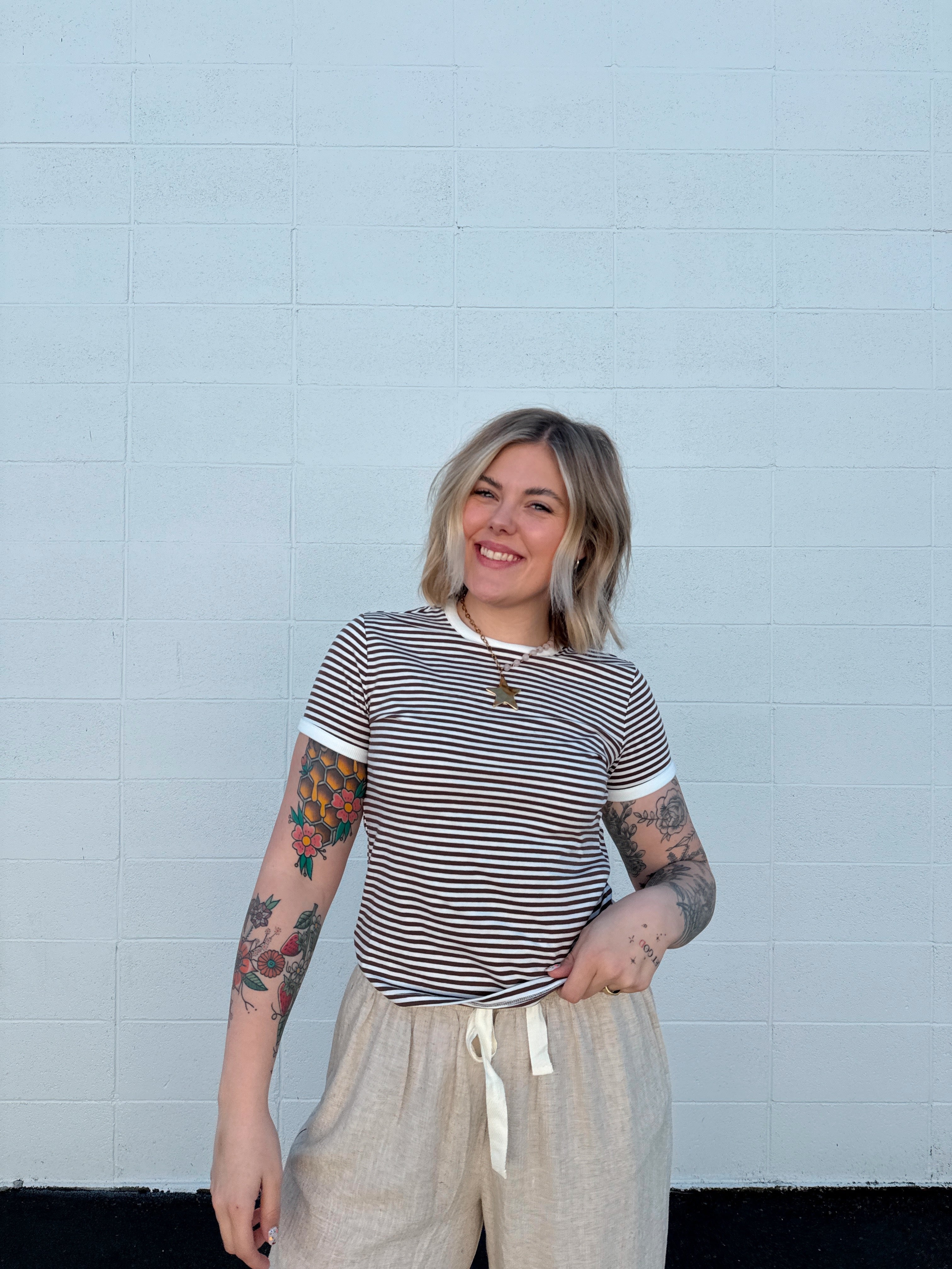 Striped Baby Tees (Multiple Colors)