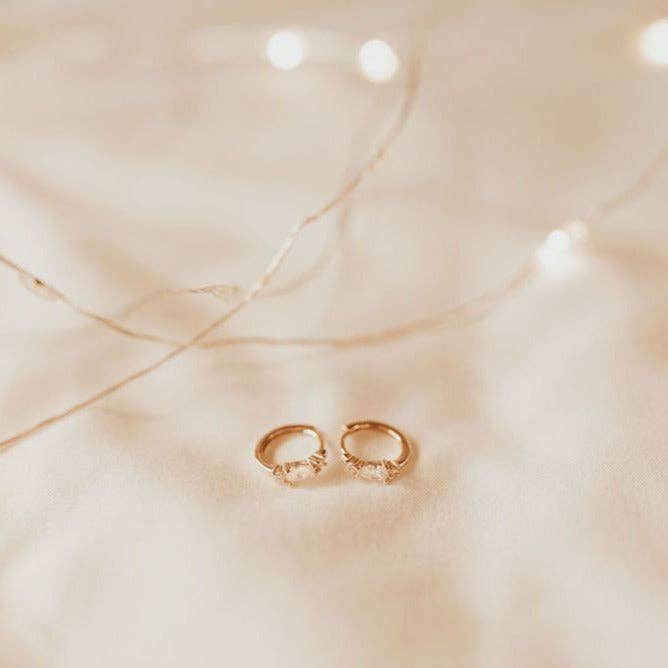 Mauve Natalie Hoops