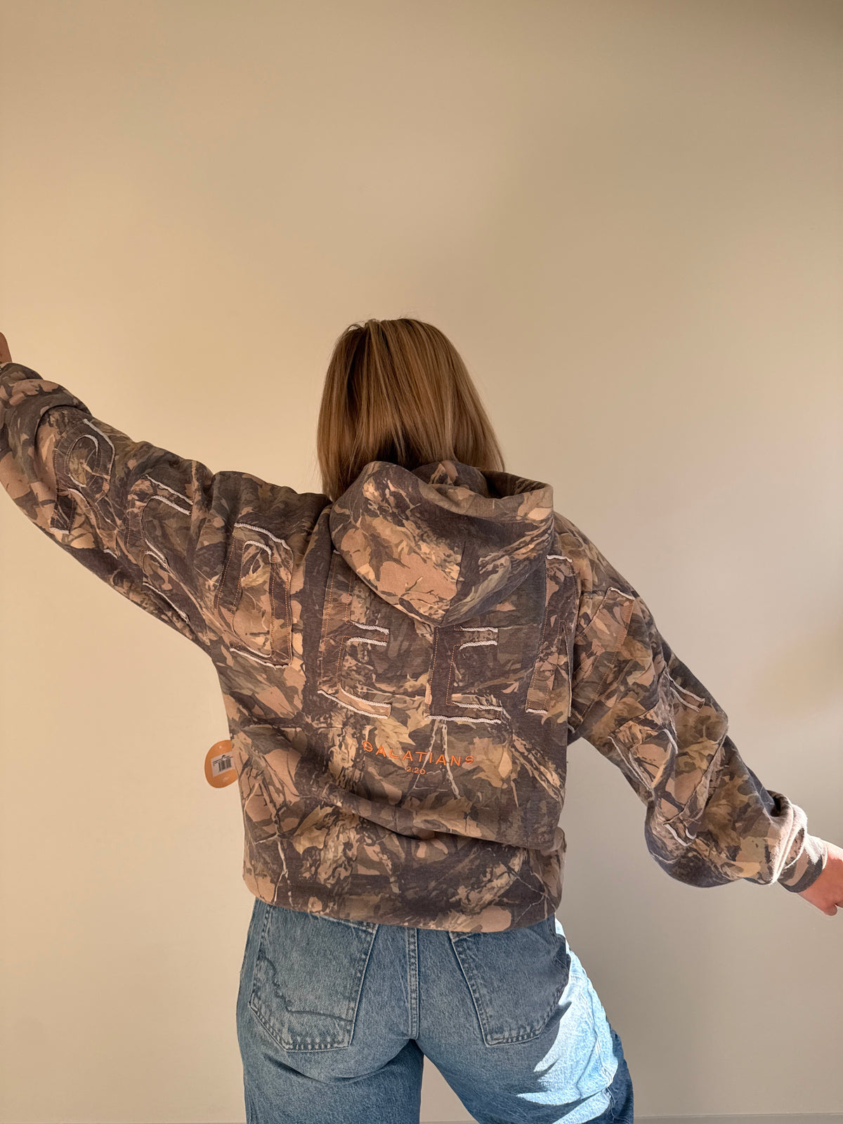 Patchwork Redeemed Dark Camo Hoodie