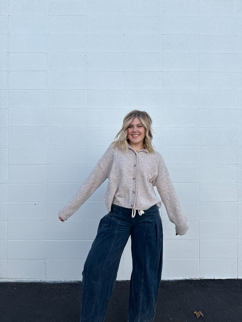 Monroe Button Up Cardigan