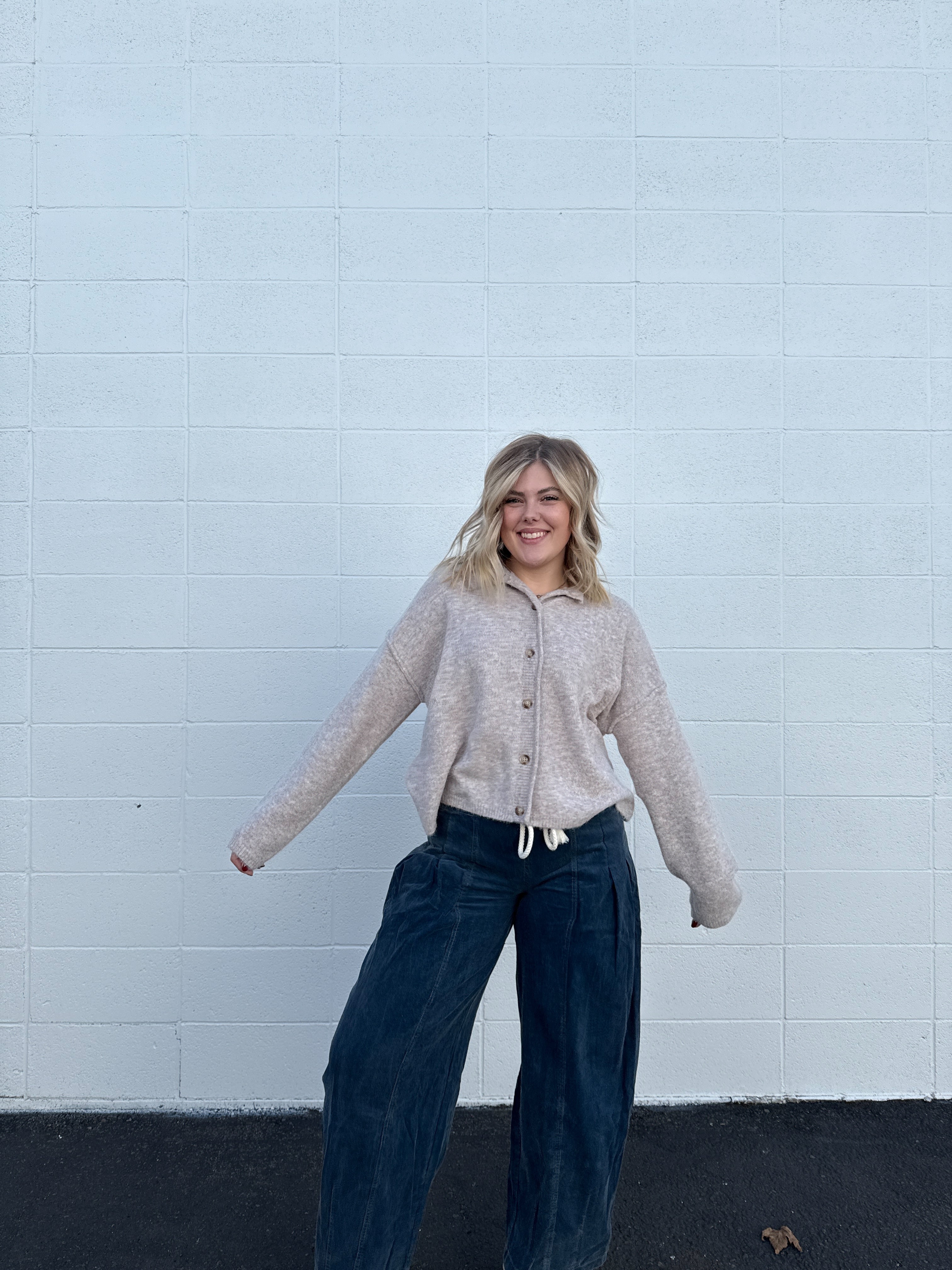 Monroe Button Up Cardigan