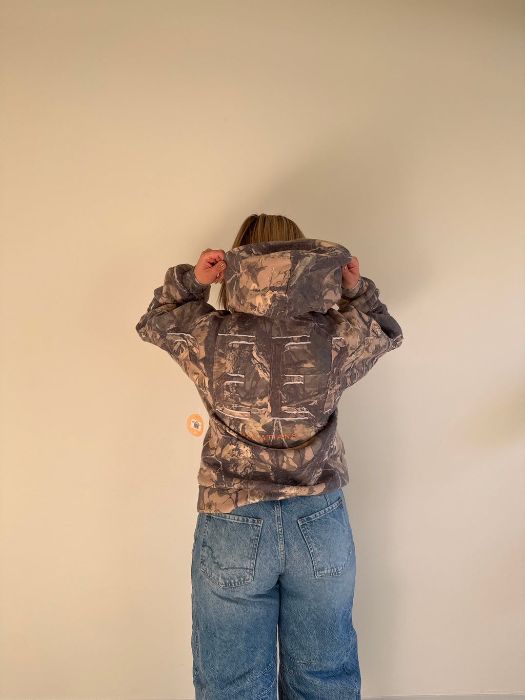 Patchwork Redeemed Dark Camo Hoodie