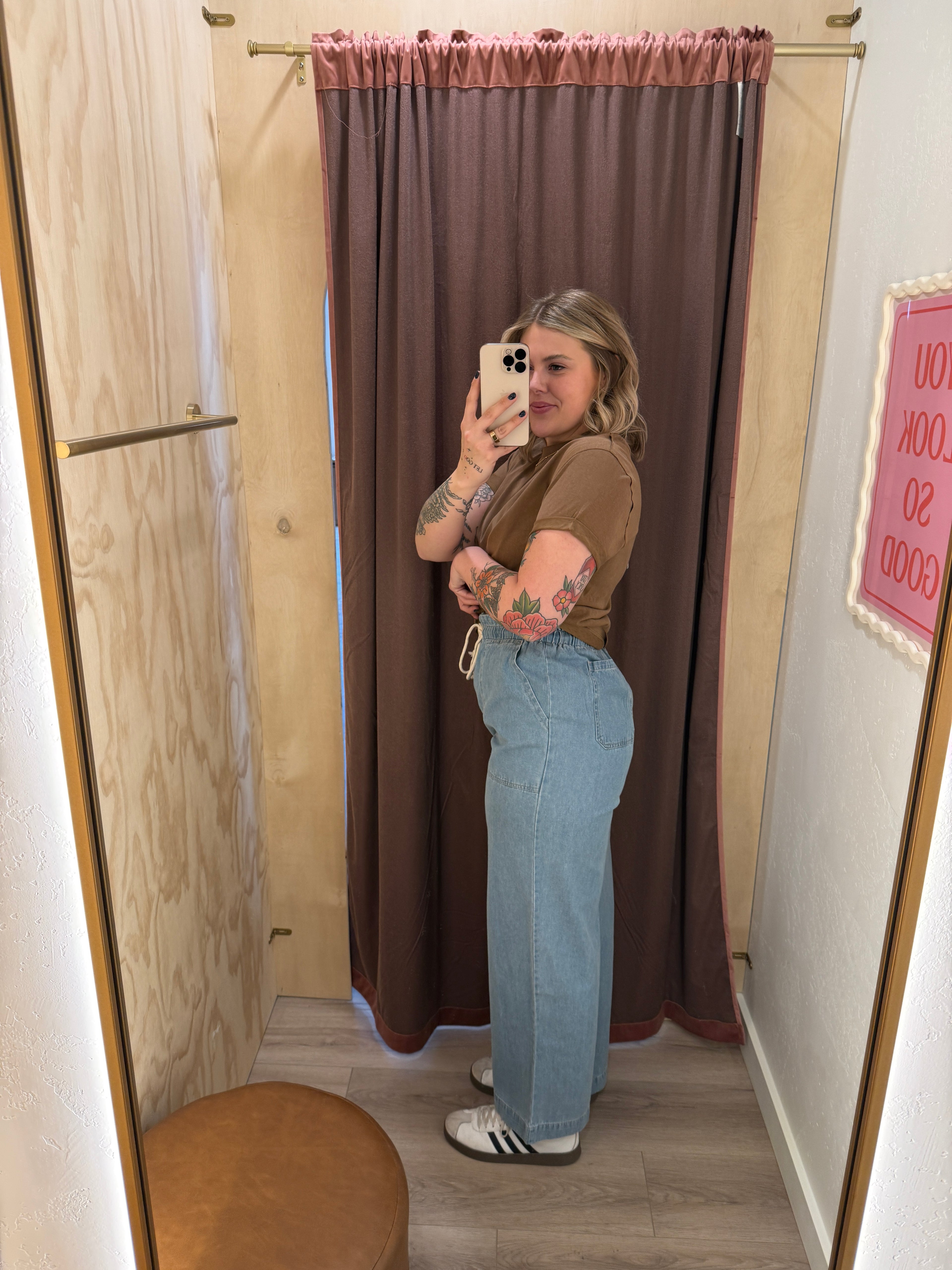 Wide Leg Drawstring Pants