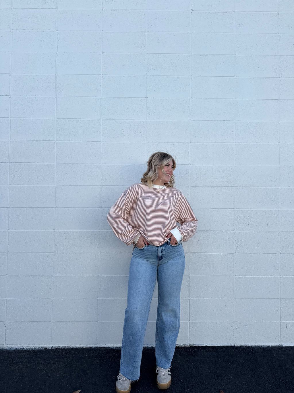 Striped Crewneck (multiple colors)