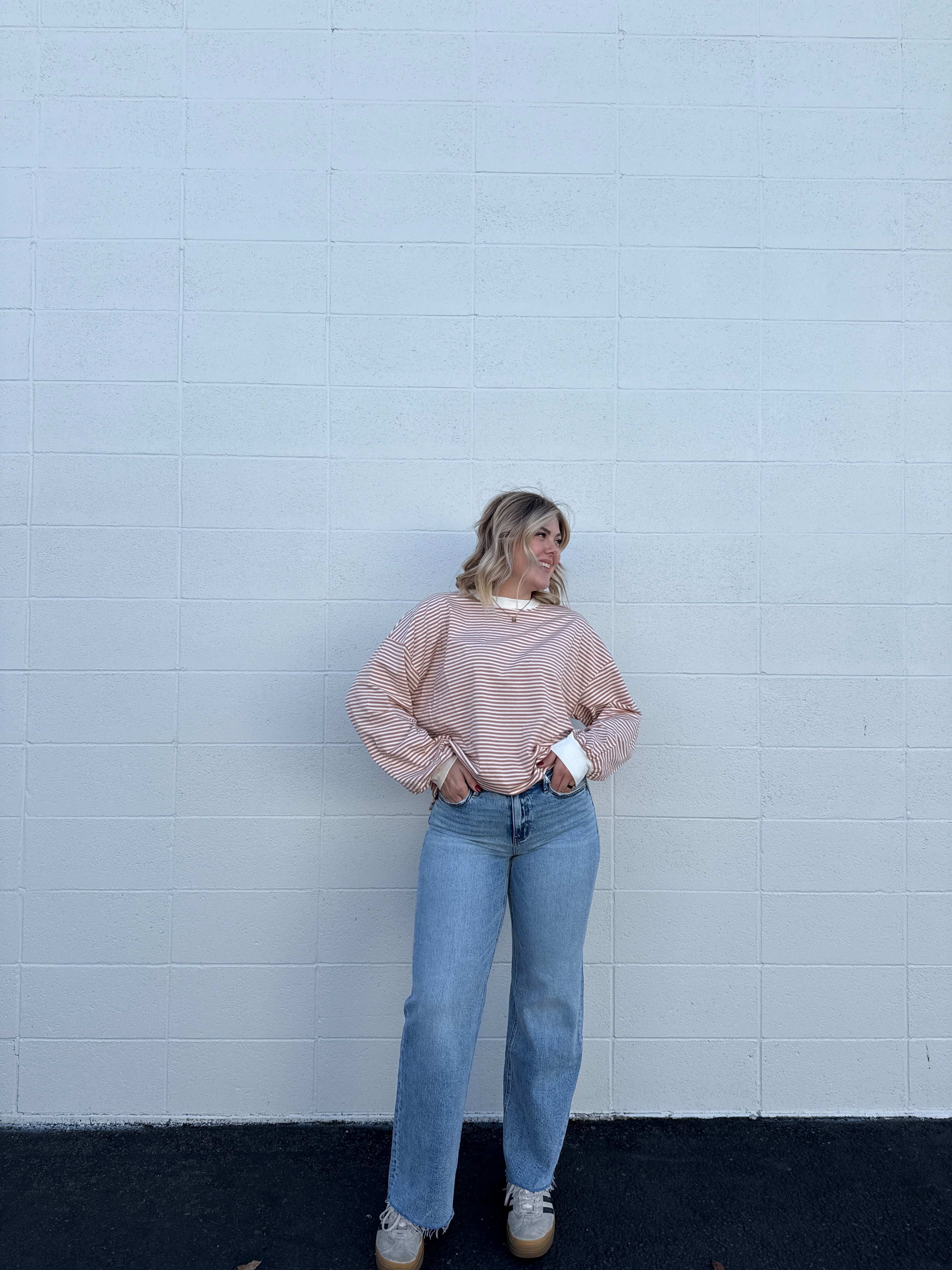 Striped Crewneck (multiple colors)