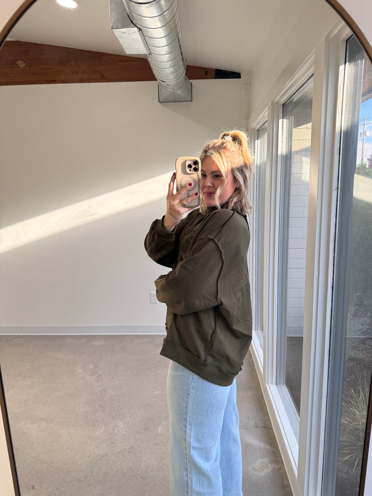 Saved By Grace Mock Neck