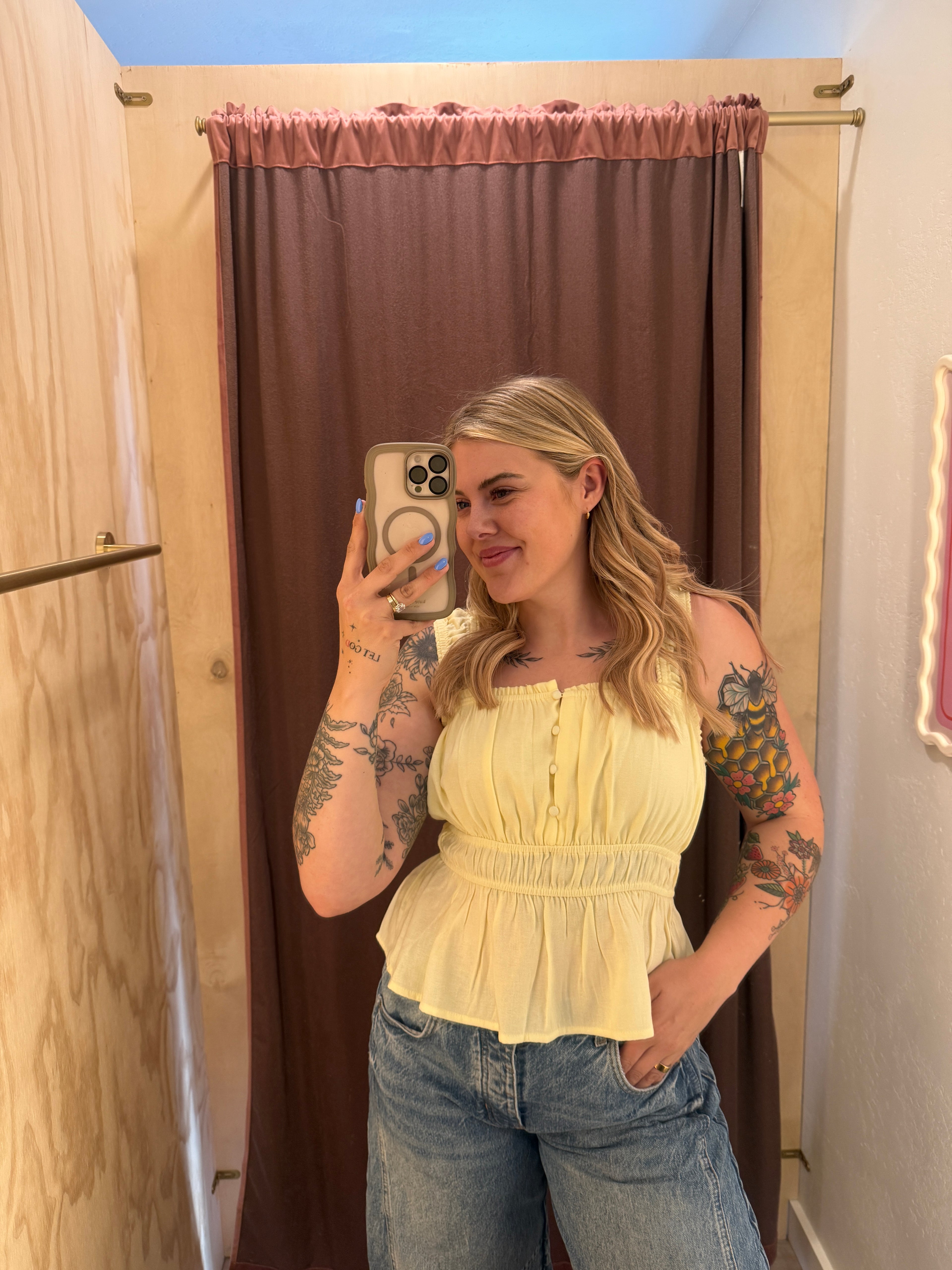 Kassie Peplum Tank