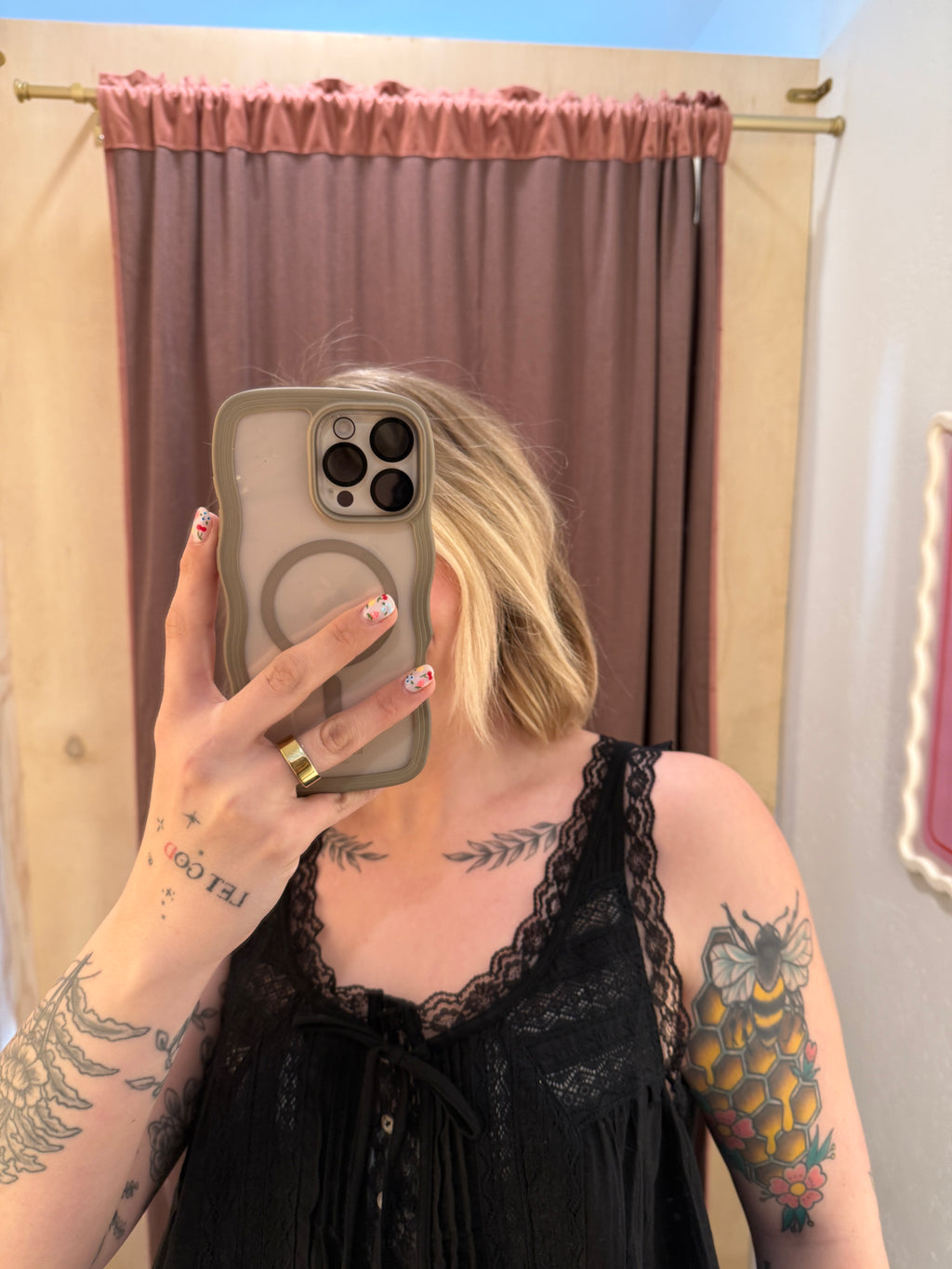 Paislee Lace Trimmed Tank Top